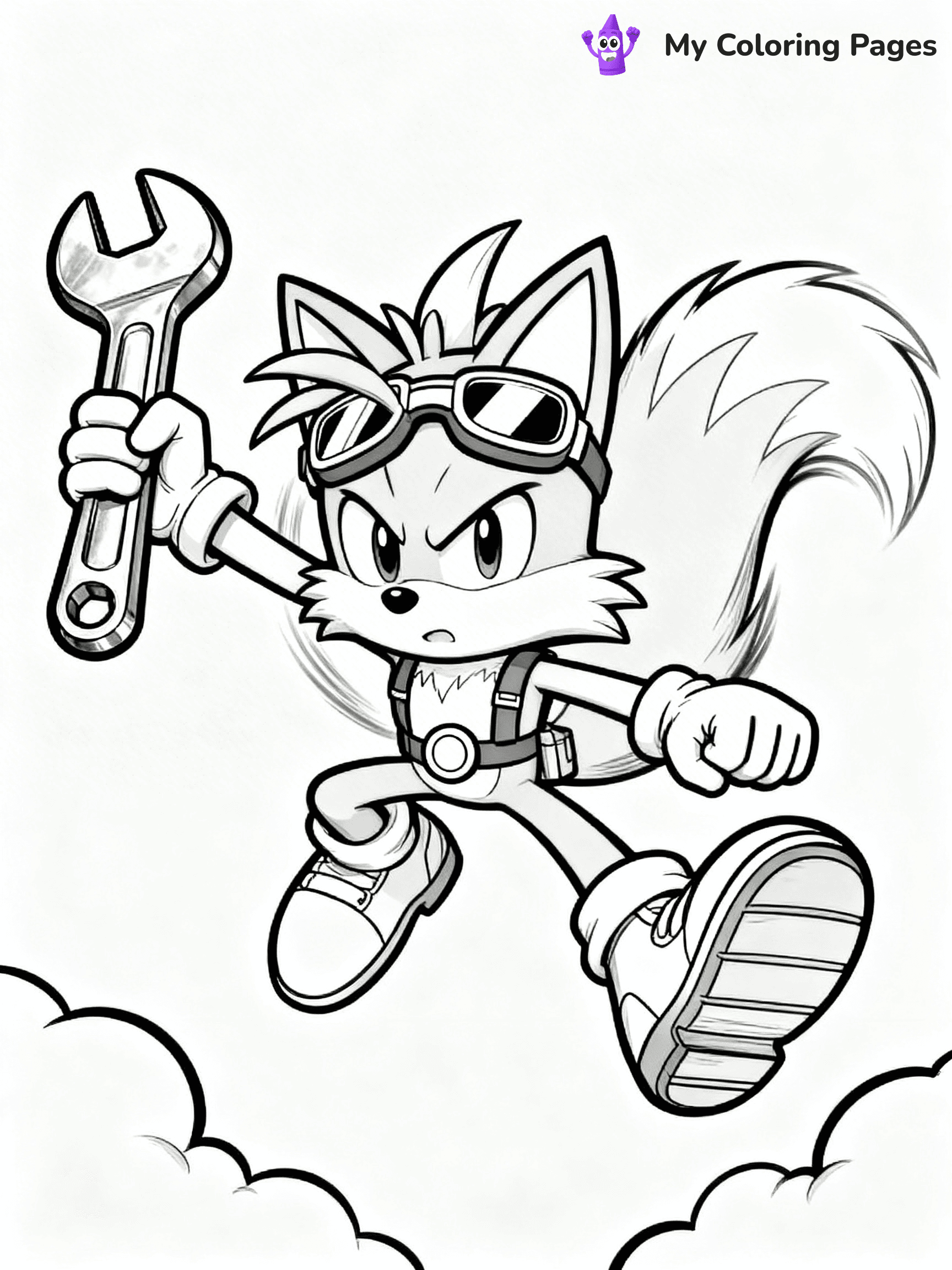 Hyper Sonic Coloring Pages - 19