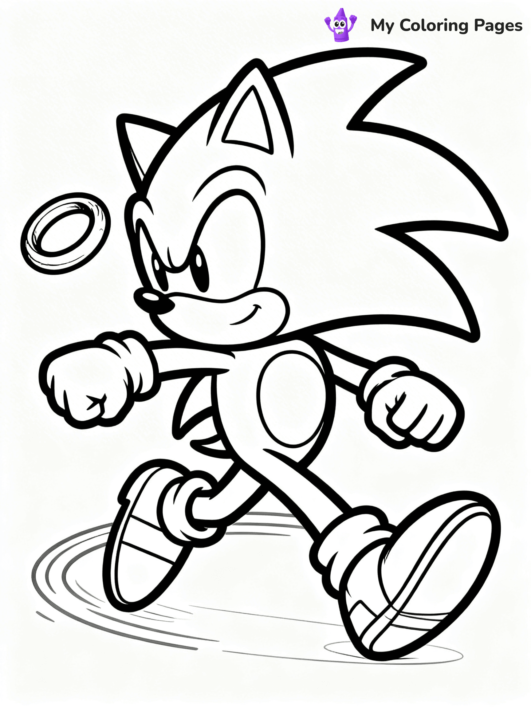 Hyper Sonic Coloring Pages - 18