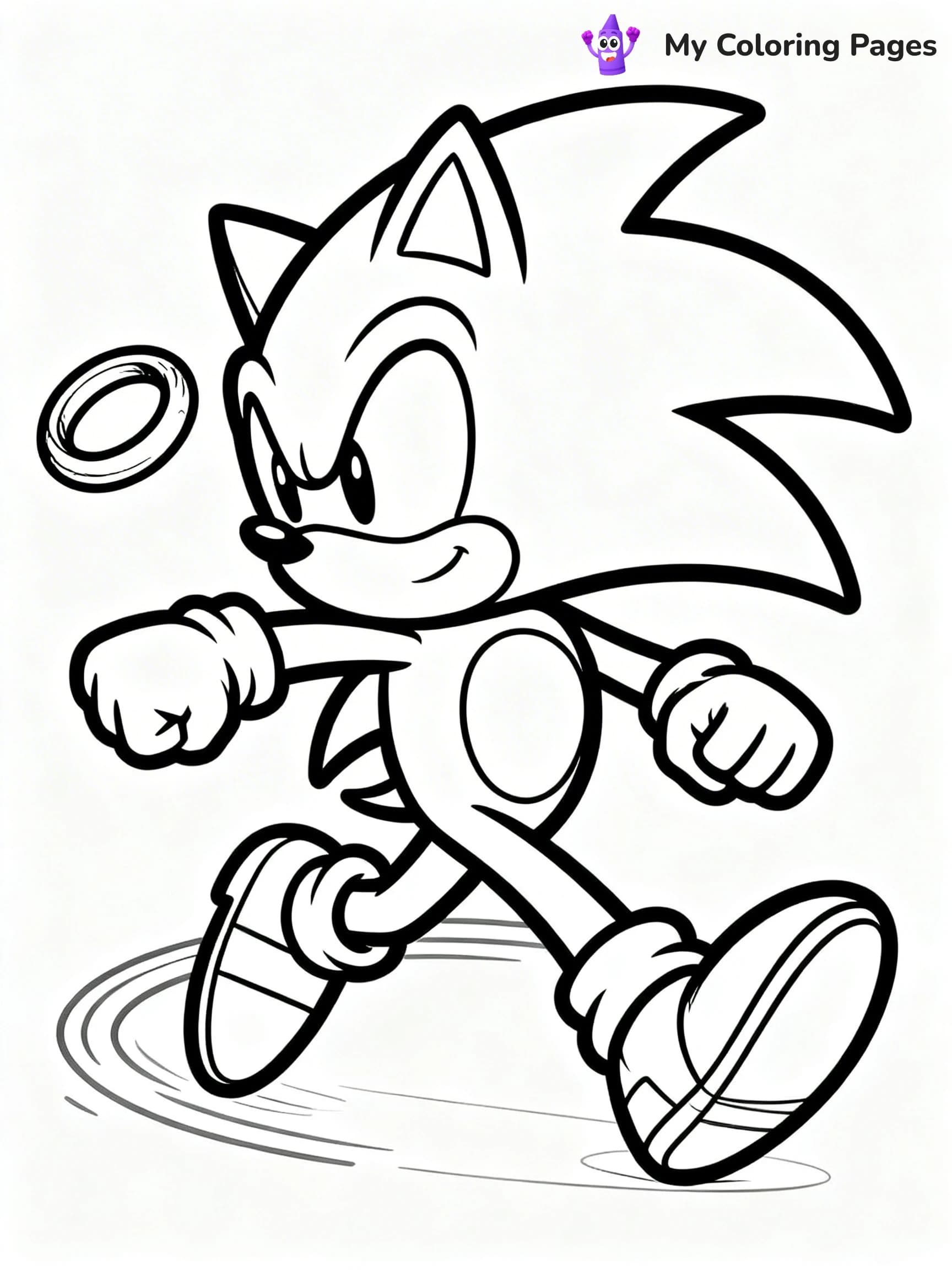 Hyper Sonic Coloring Pages - 24