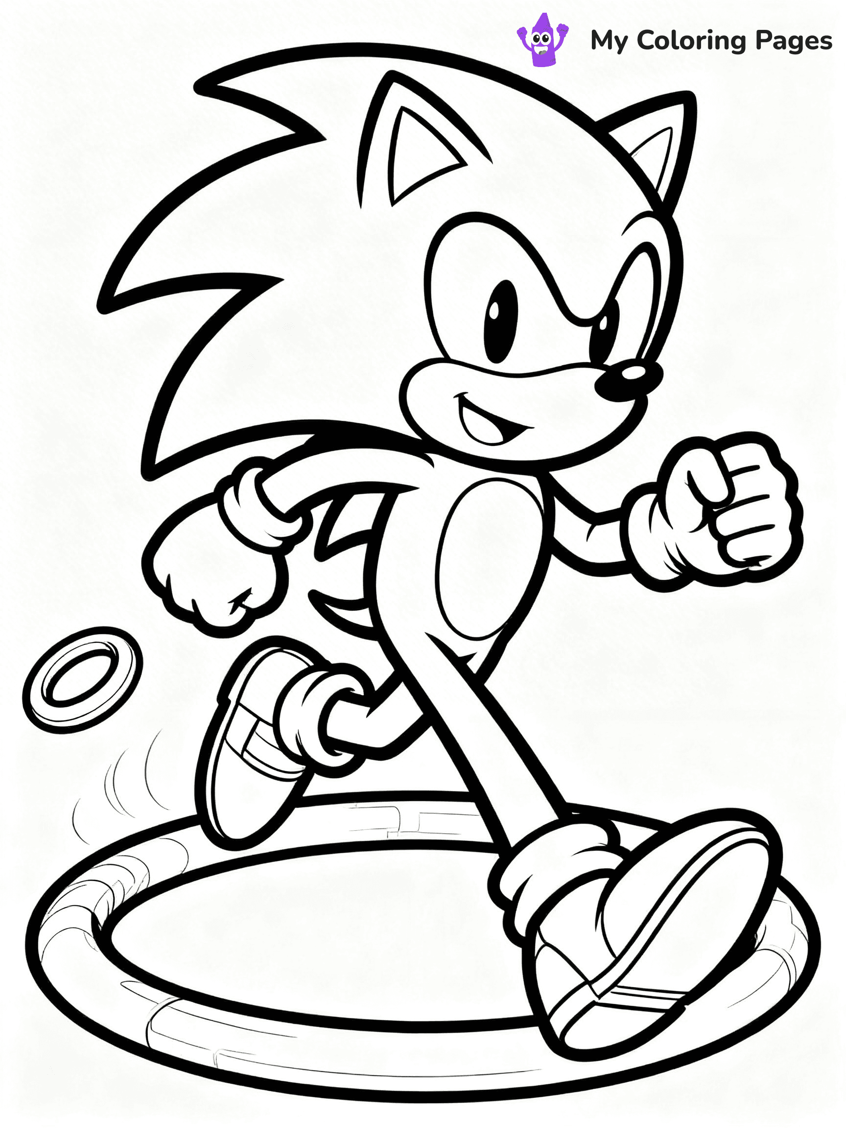 Hyper Sonic Coloring Pages - 17