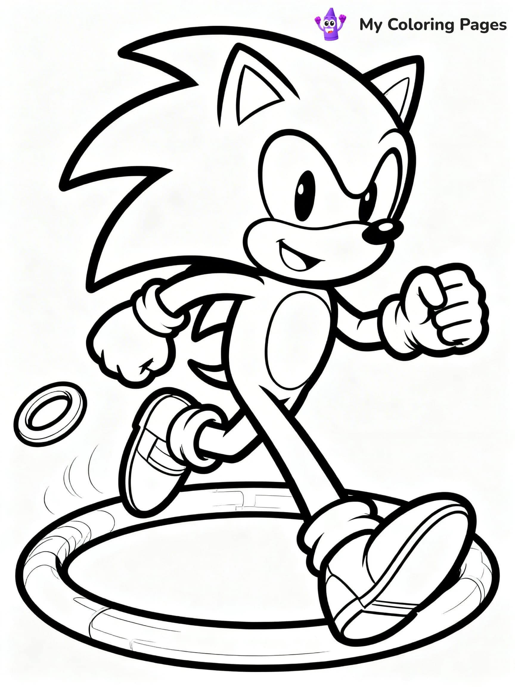 Hyper Sonic Coloring Pages - 23