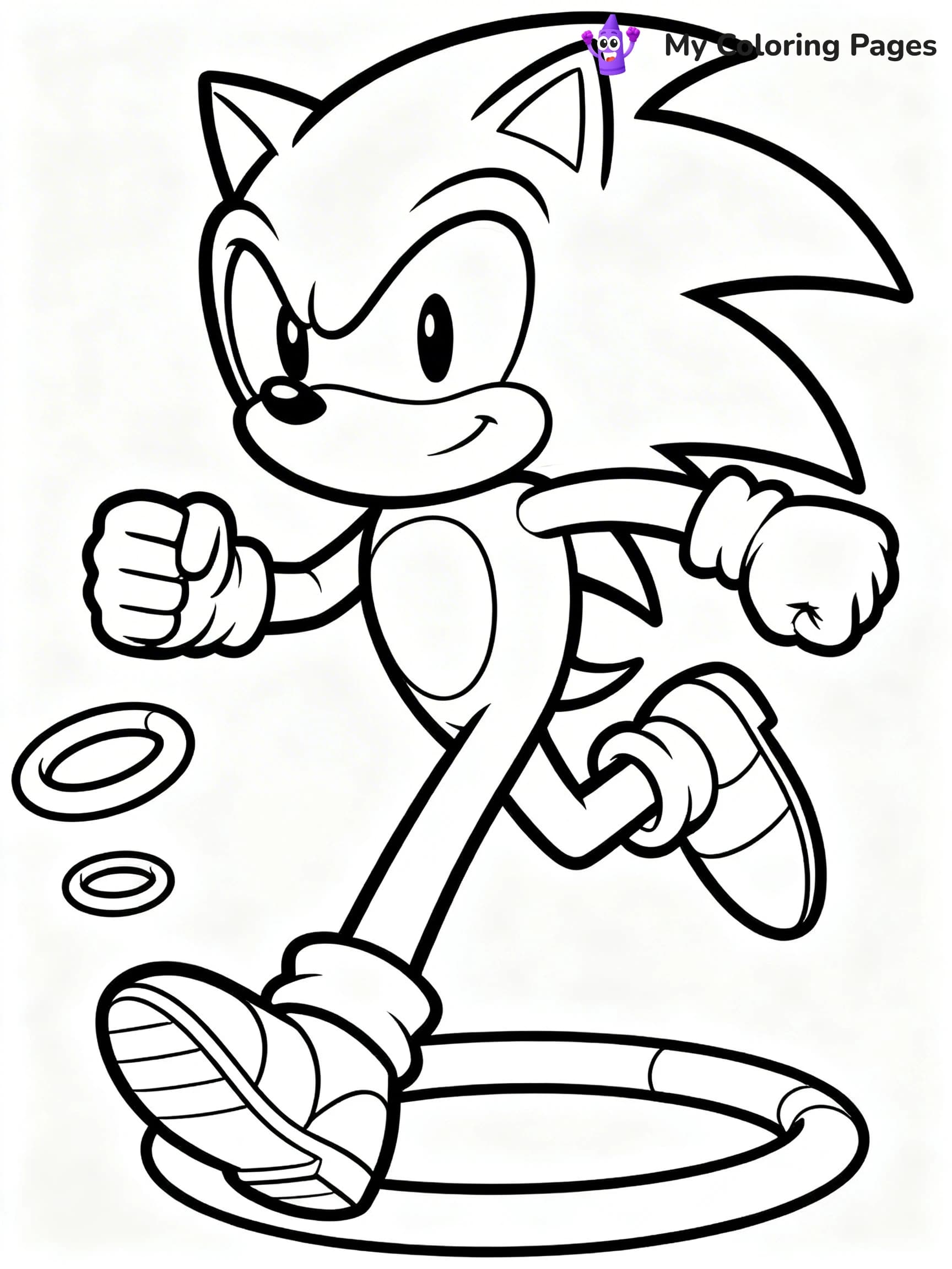 Hyper Sonic Coloring Pages - 22