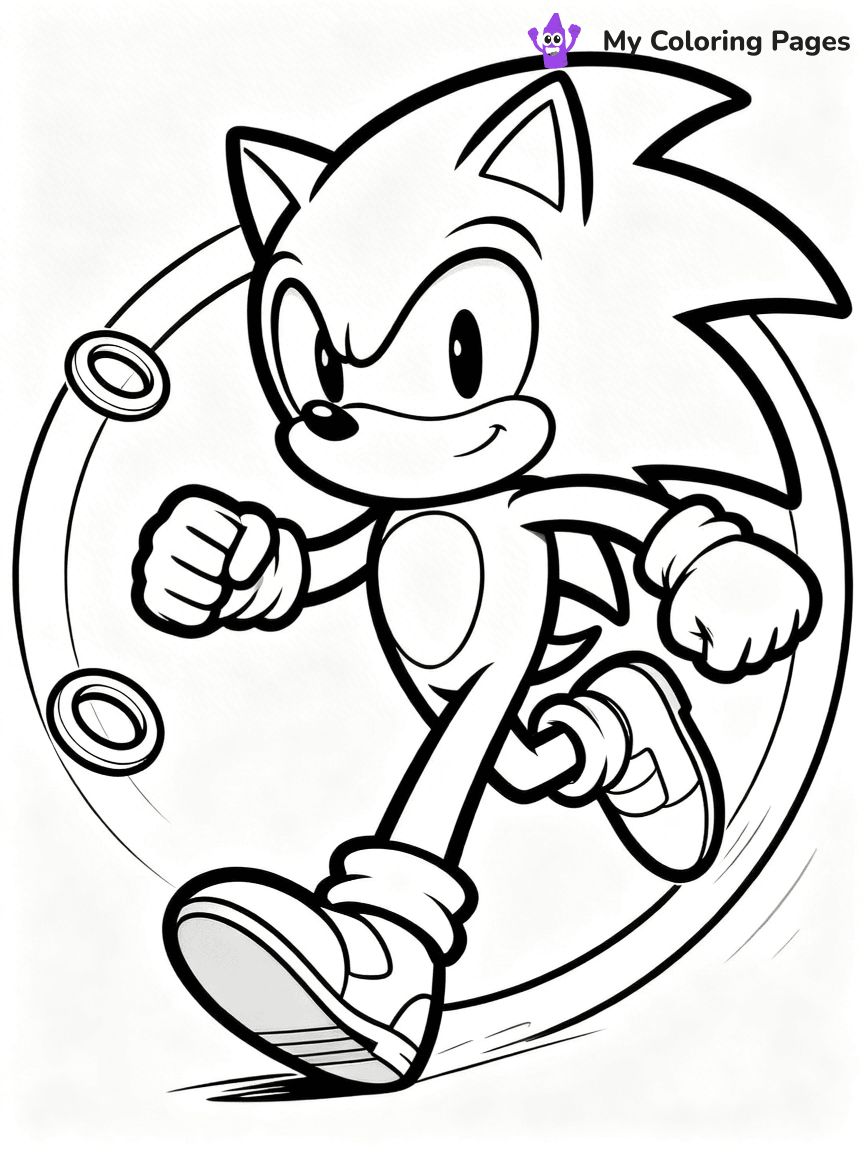 Hyper Sonic Coloring Pages - 14