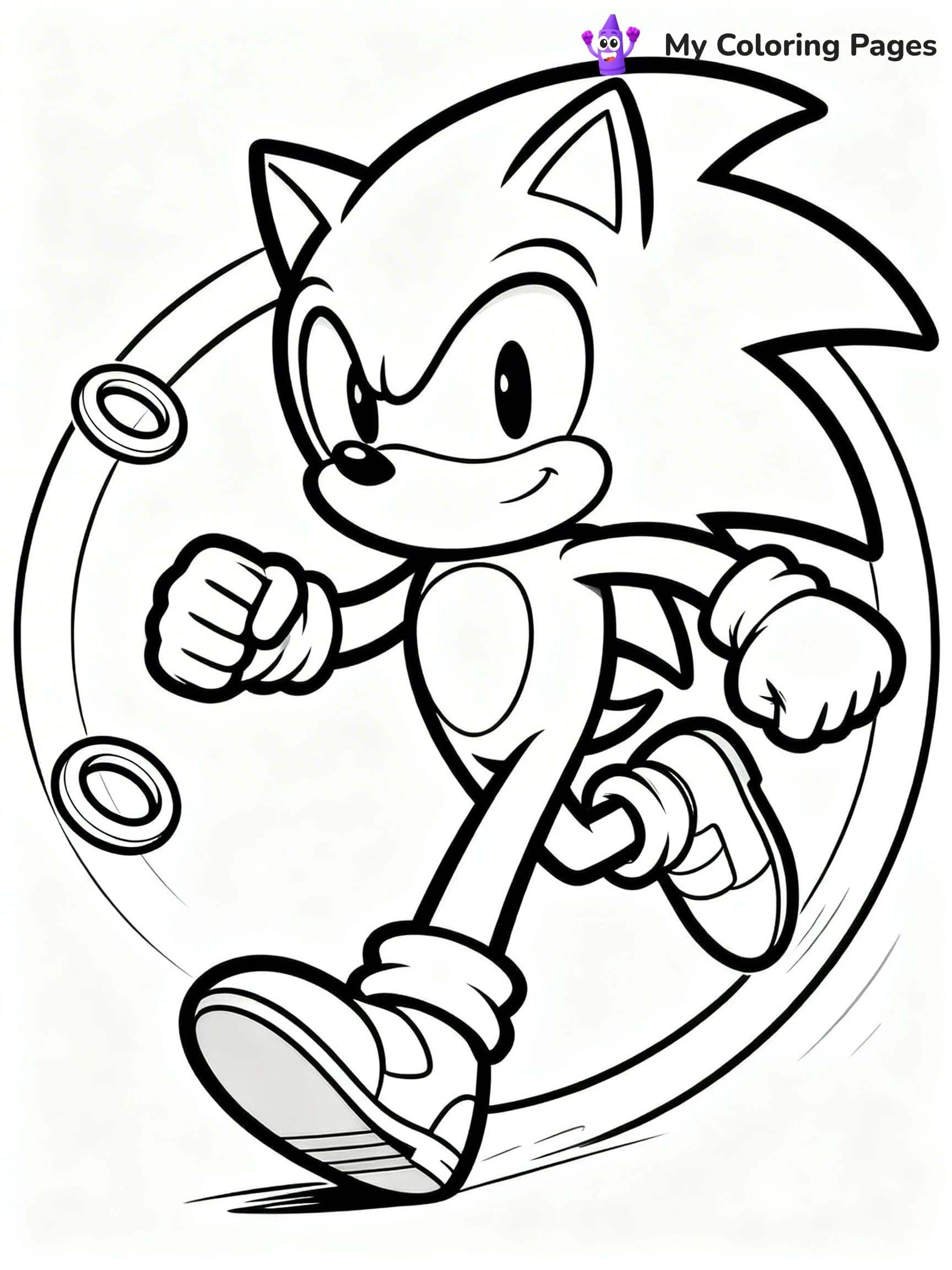 Hyper Sonic Coloring Pages - 20