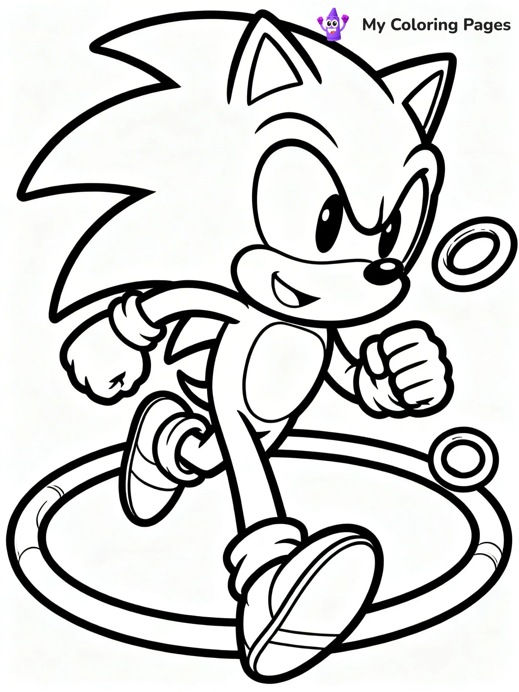 Hyper Sonic Coloring Pages - 19