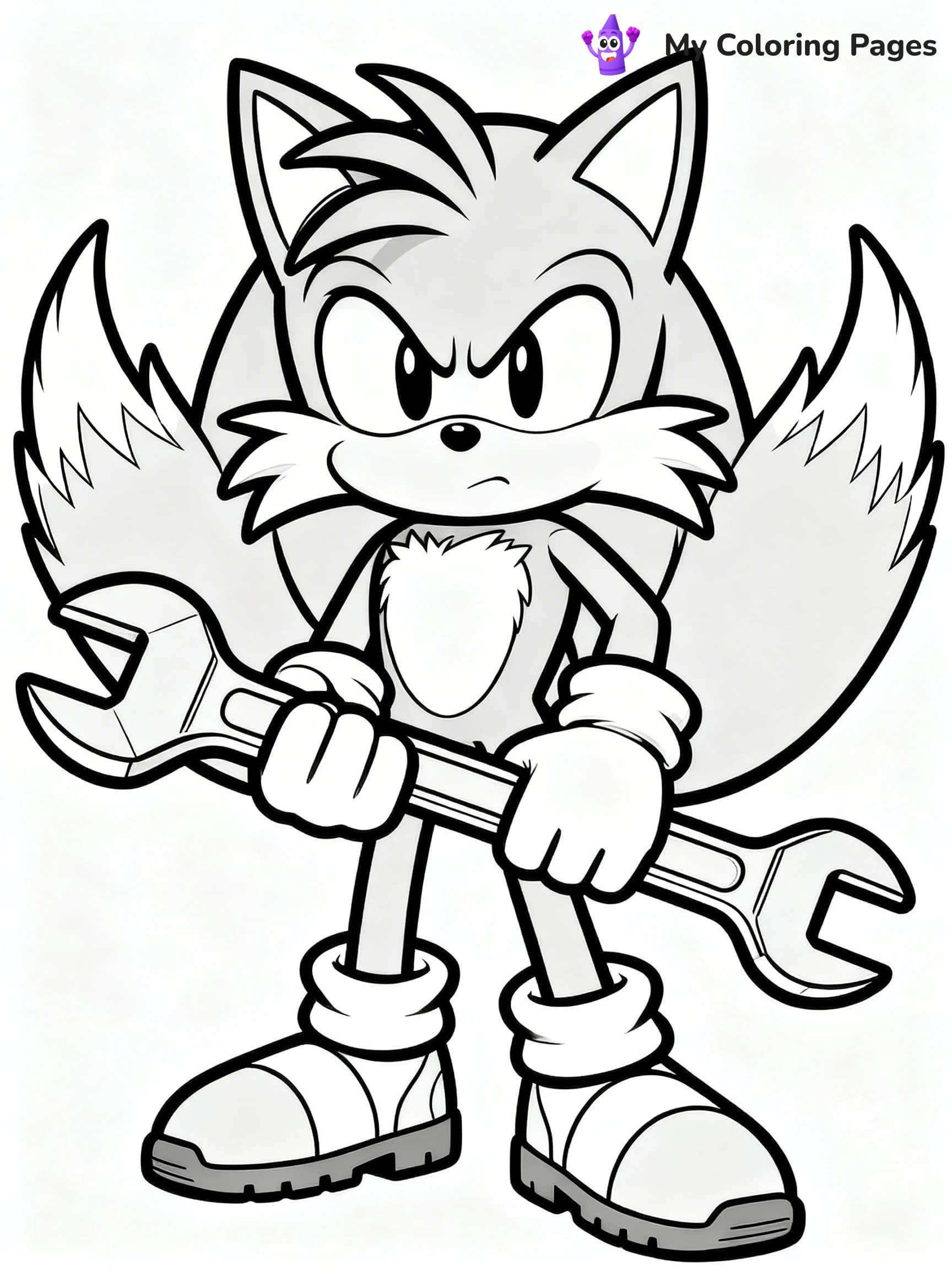 Hyper Sonic Coloring Pages - 6
