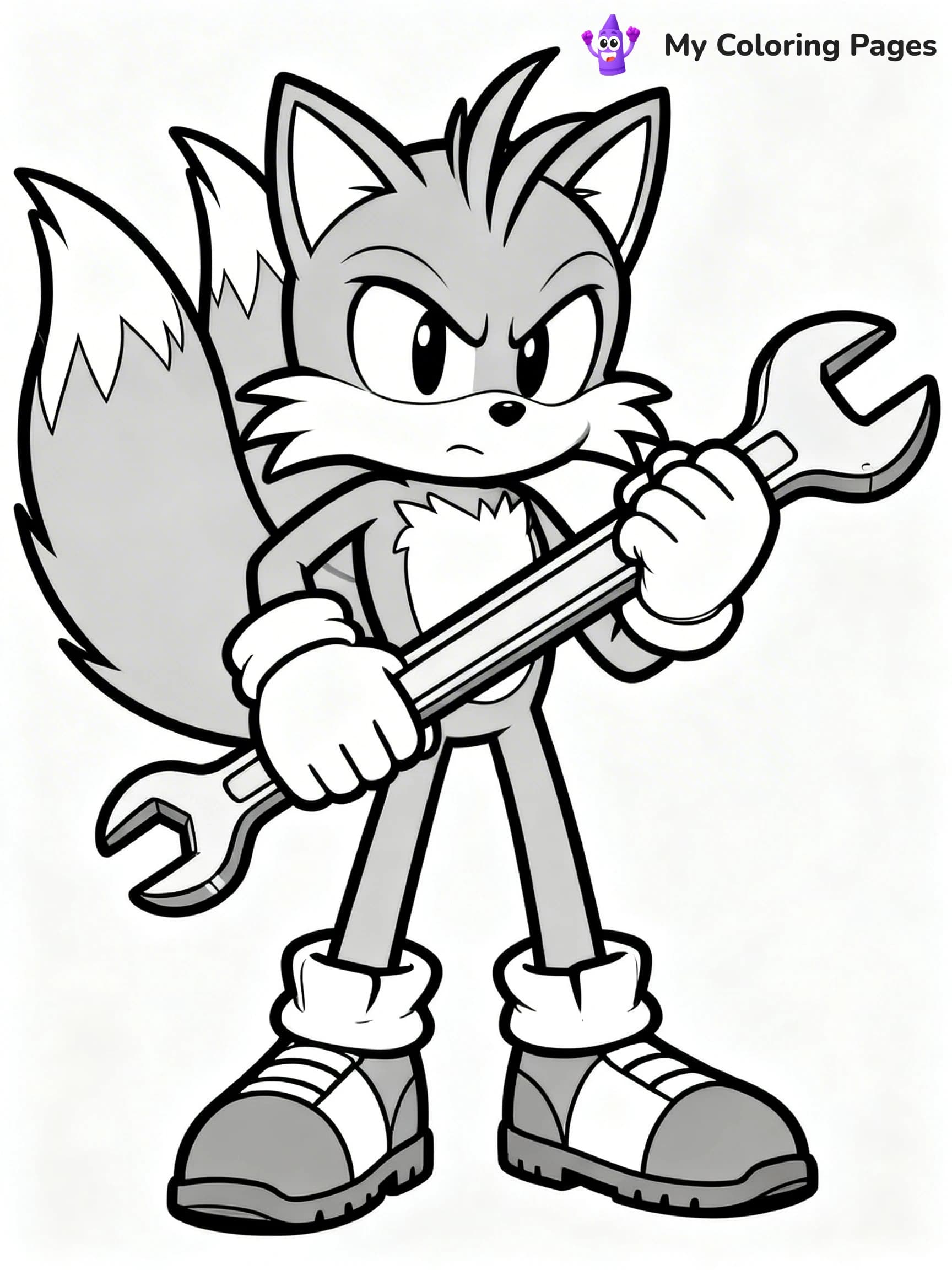 Hyper Sonic Coloring Pages - 4
