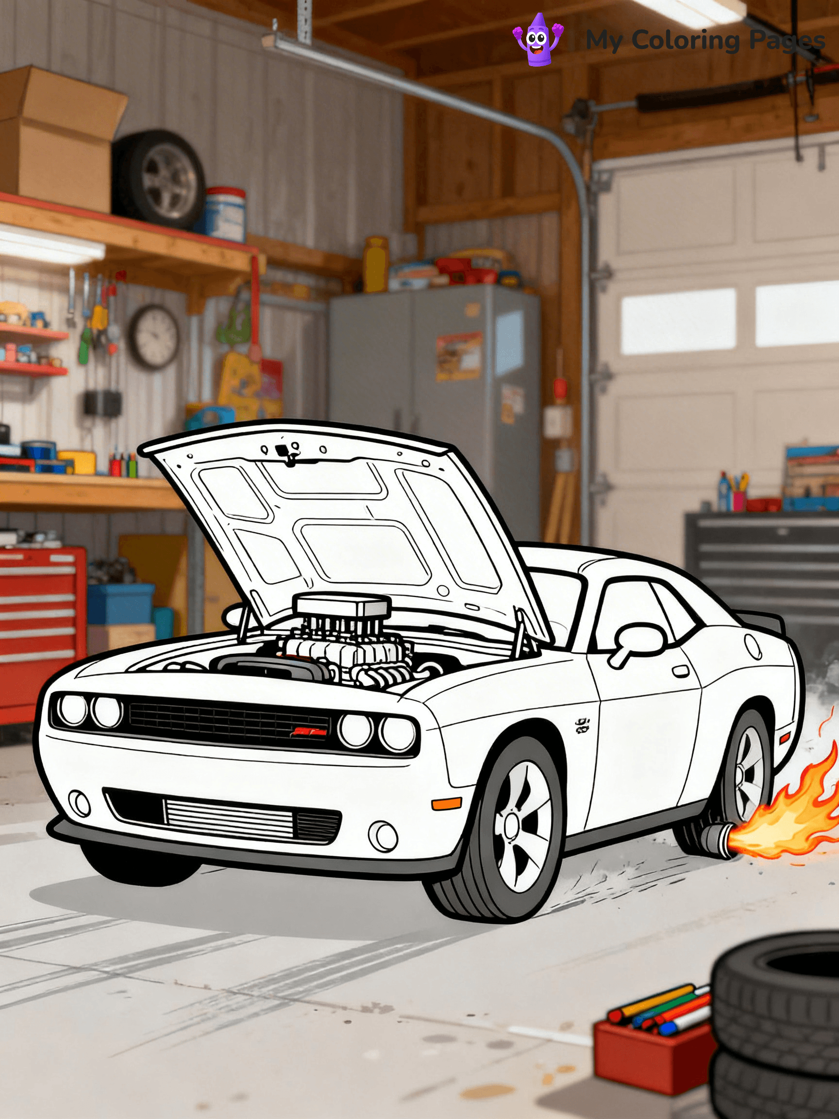 Hellcat Coloring Pages - 19