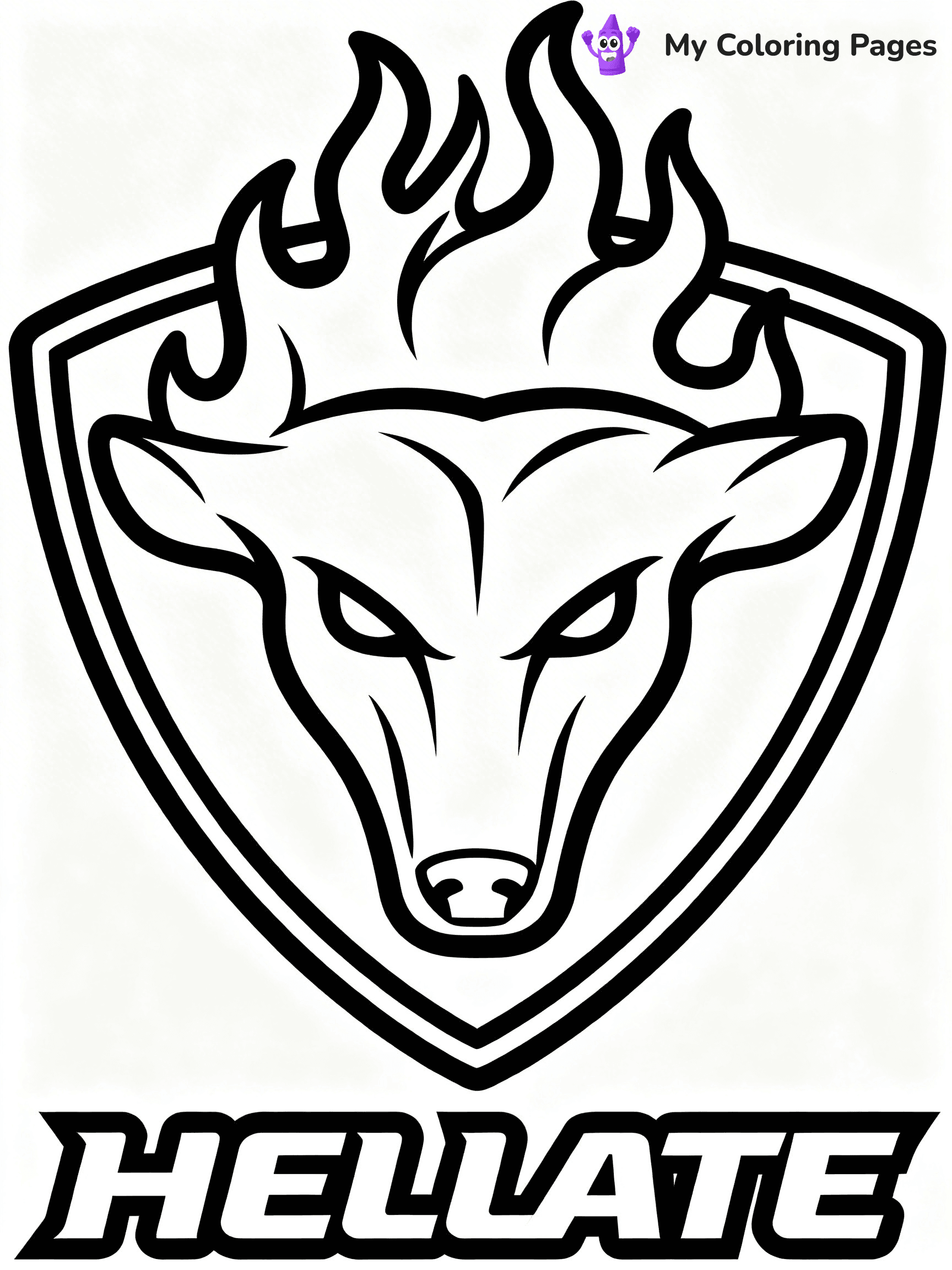 Hellcat Coloring Pages - 16