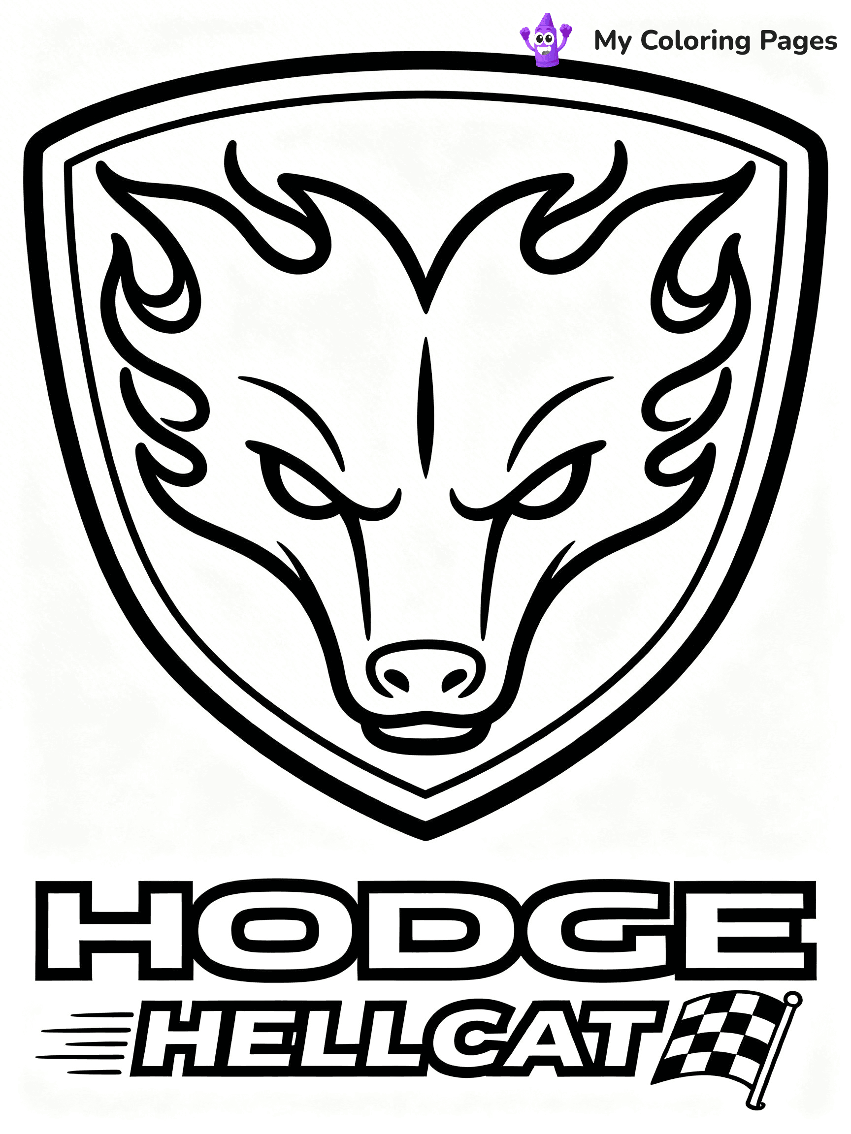 Hellcat Coloring Pages - 13