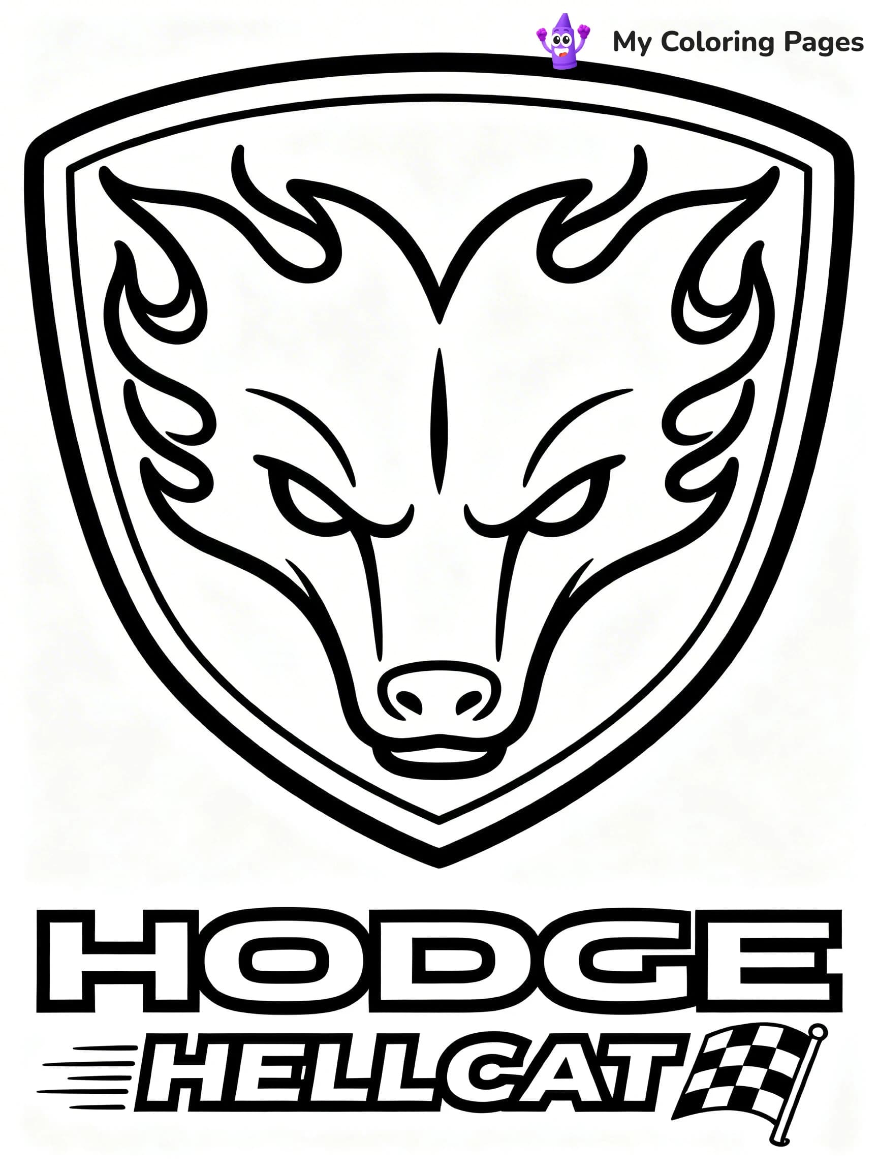 Hellcat Coloring Pages - 13