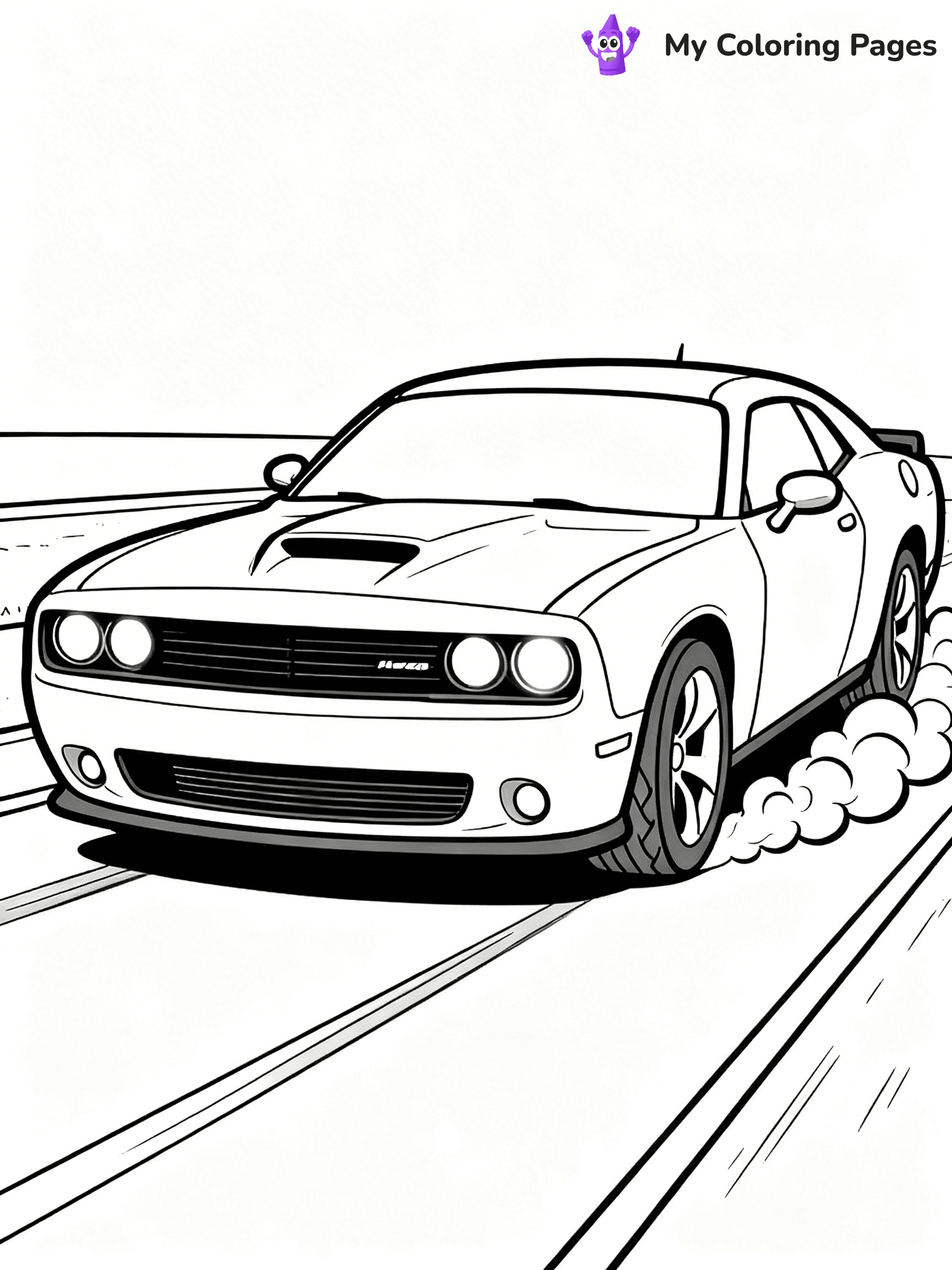 Hellcat Coloring Pages - 3