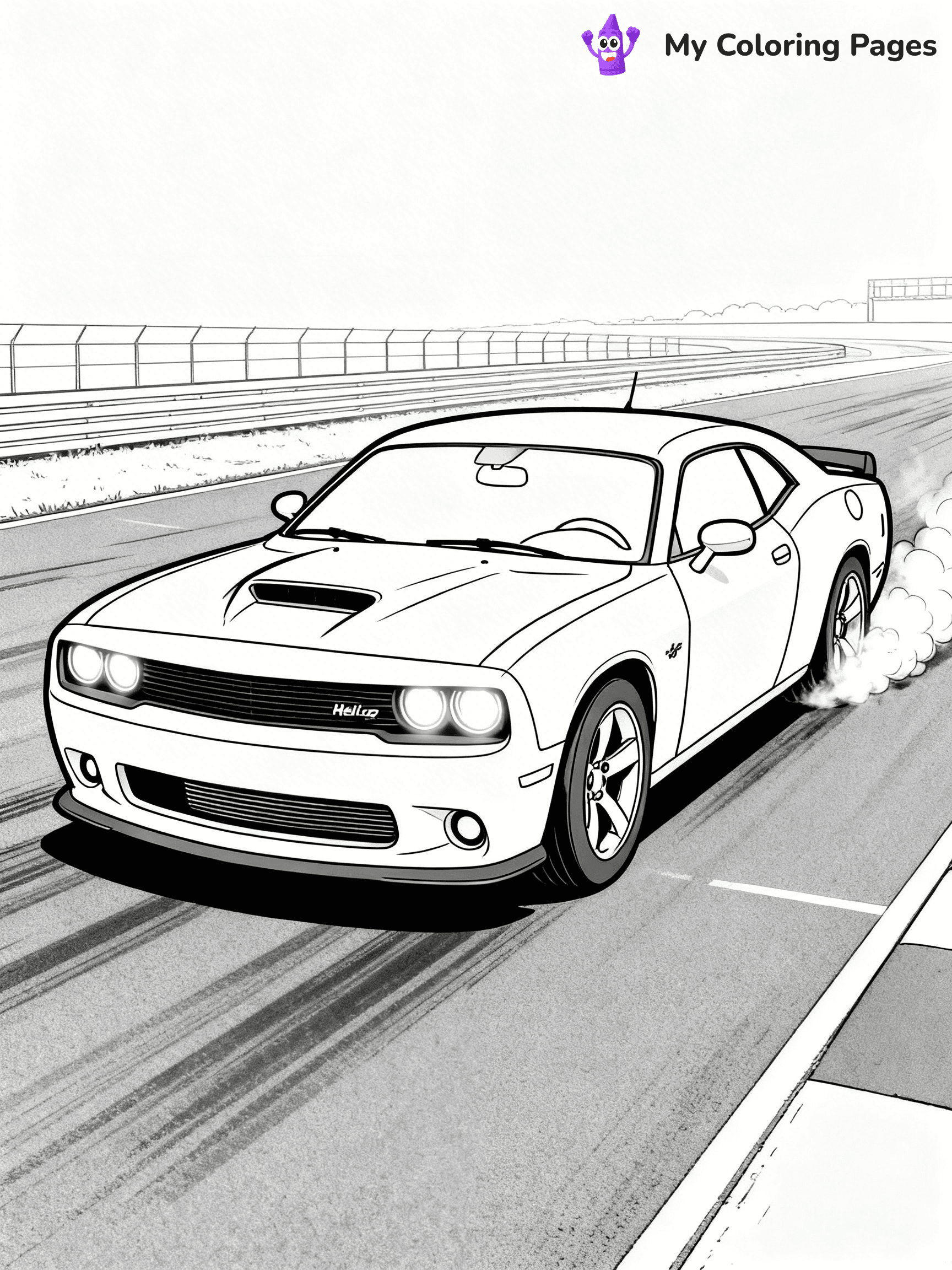 Hellcat Coloring Pages - 1