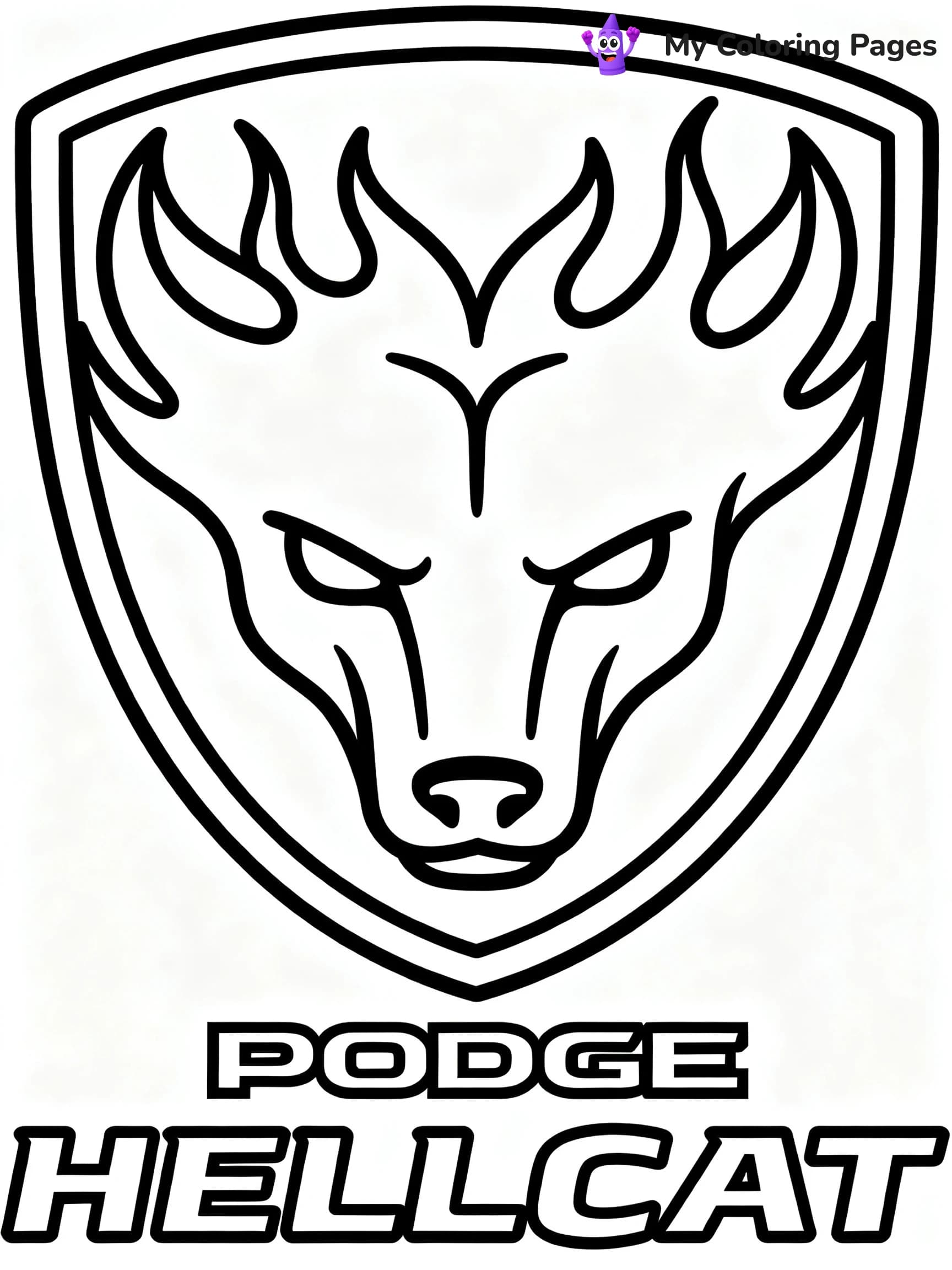 Hellcat Coloring Pages - 6