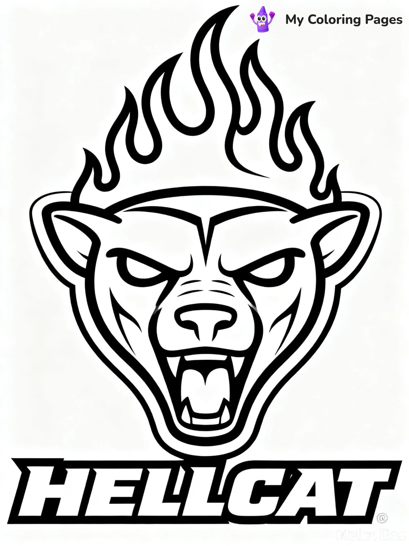 Hellcat Coloring Pages - 4