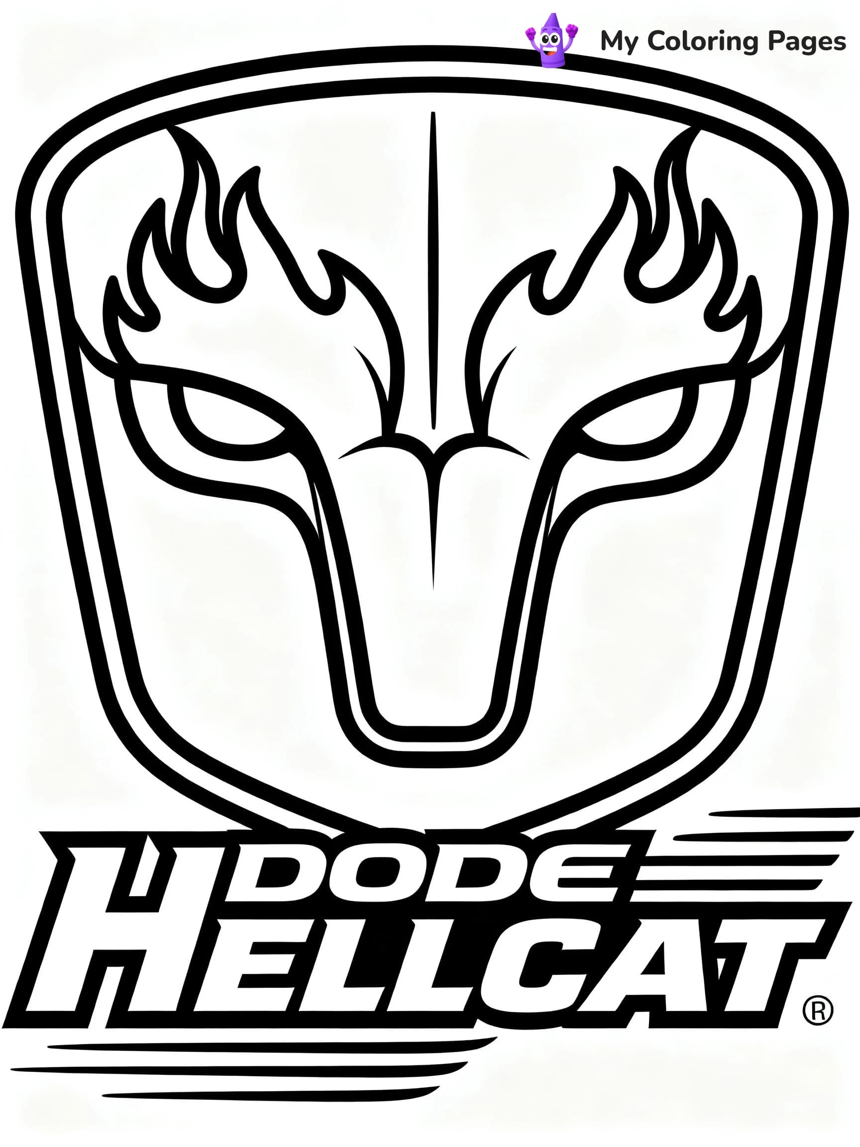 Hellcat Coloring Pages - 2