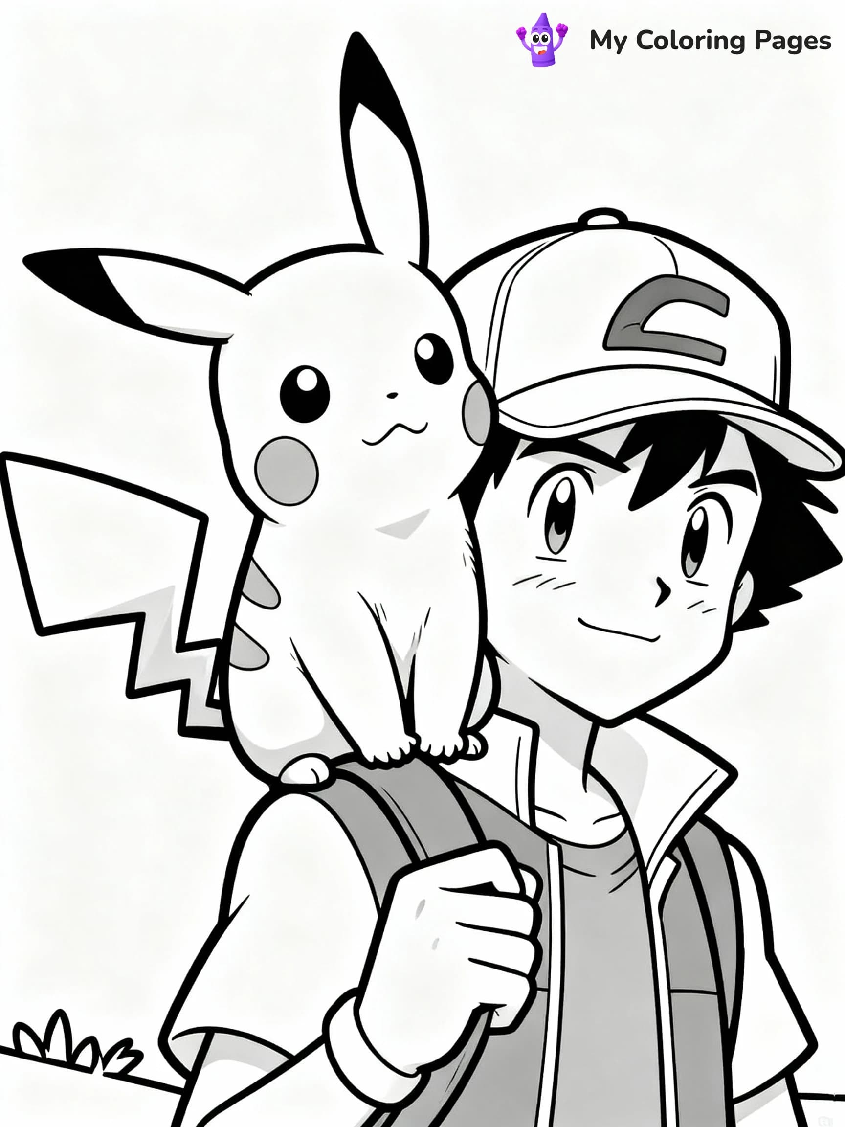 Pikachu Coloring Pages - 20