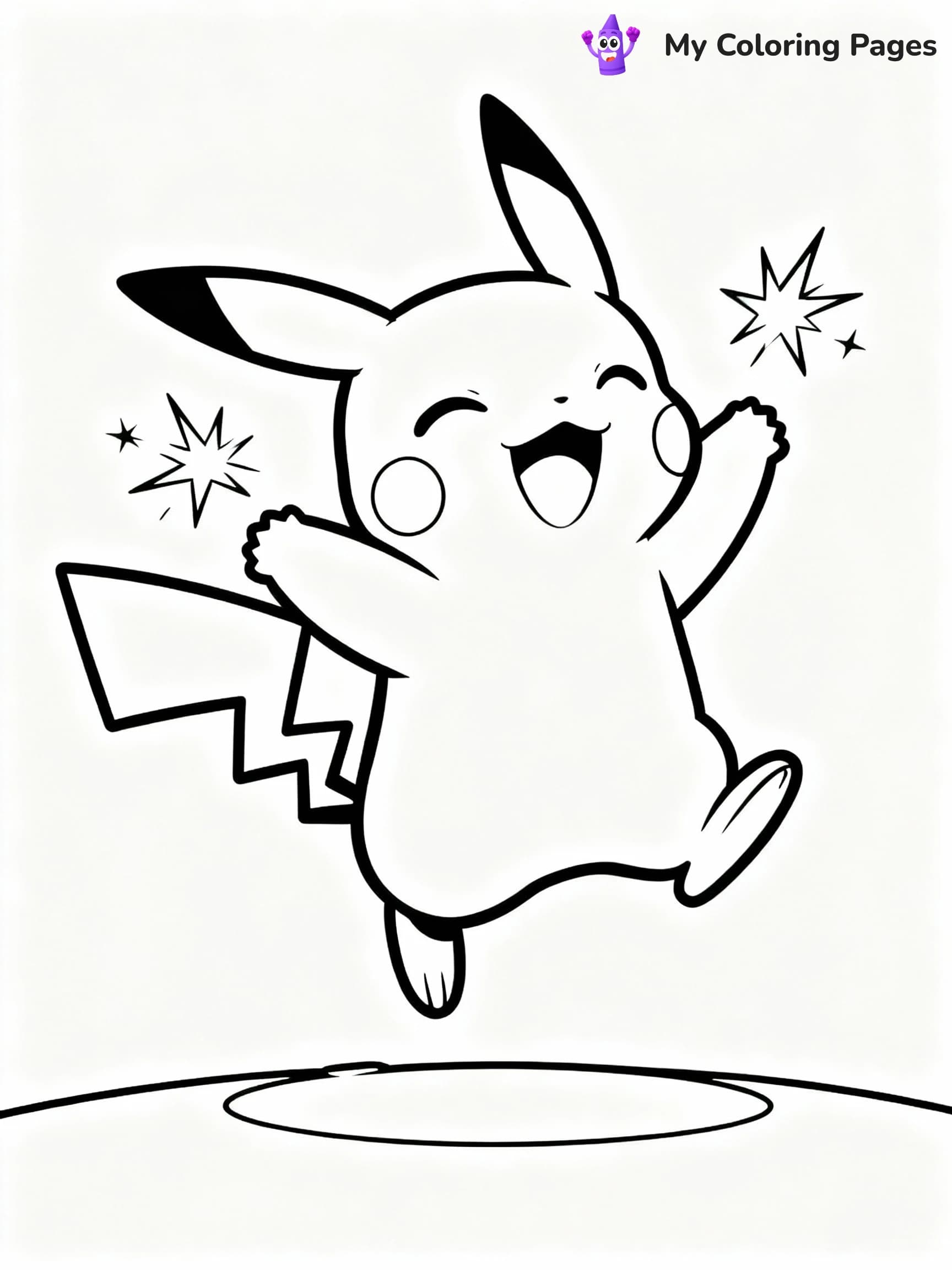 Pikachu Coloring Pages - 19