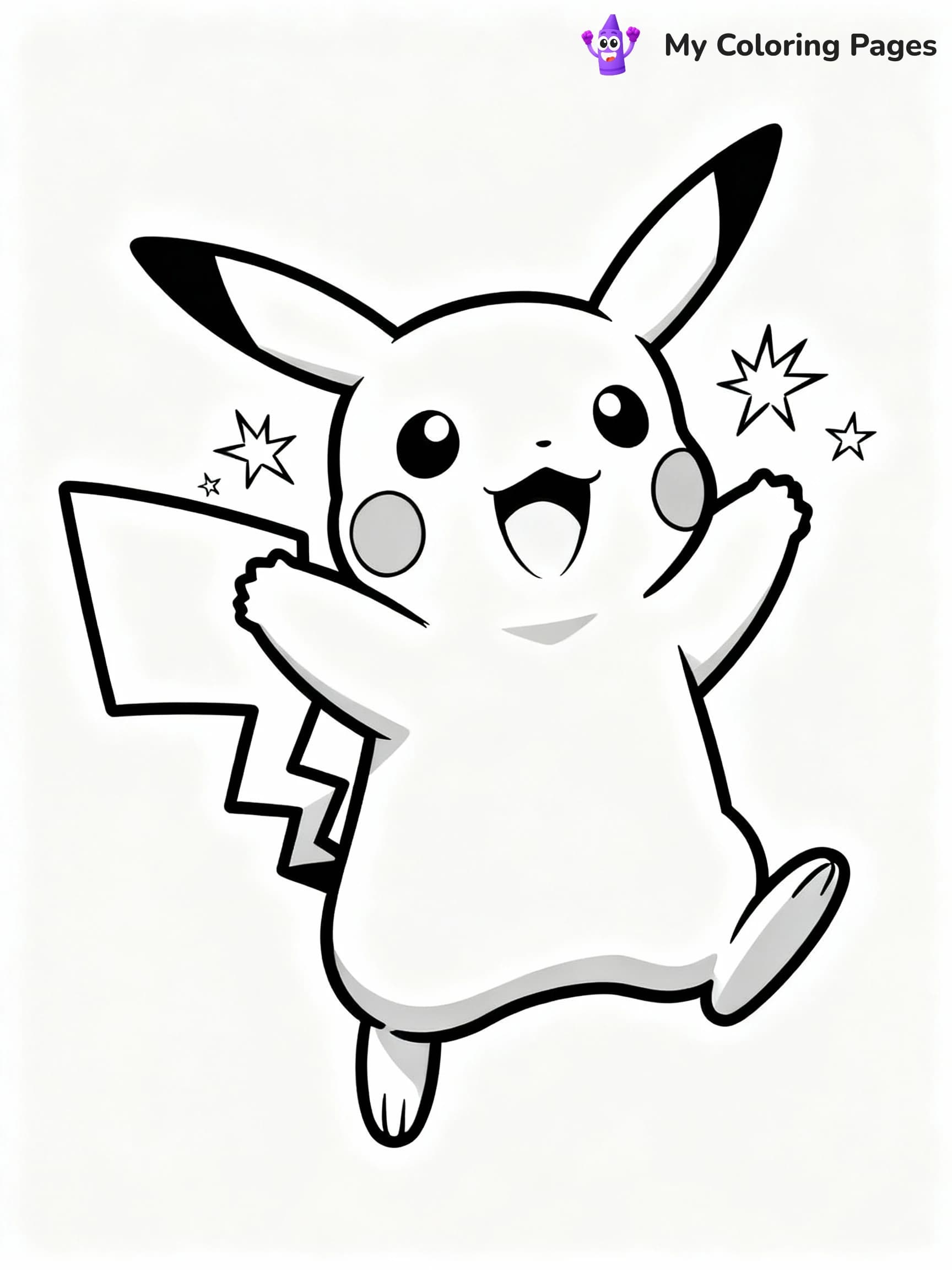 Pikachu Coloring Pages - 18