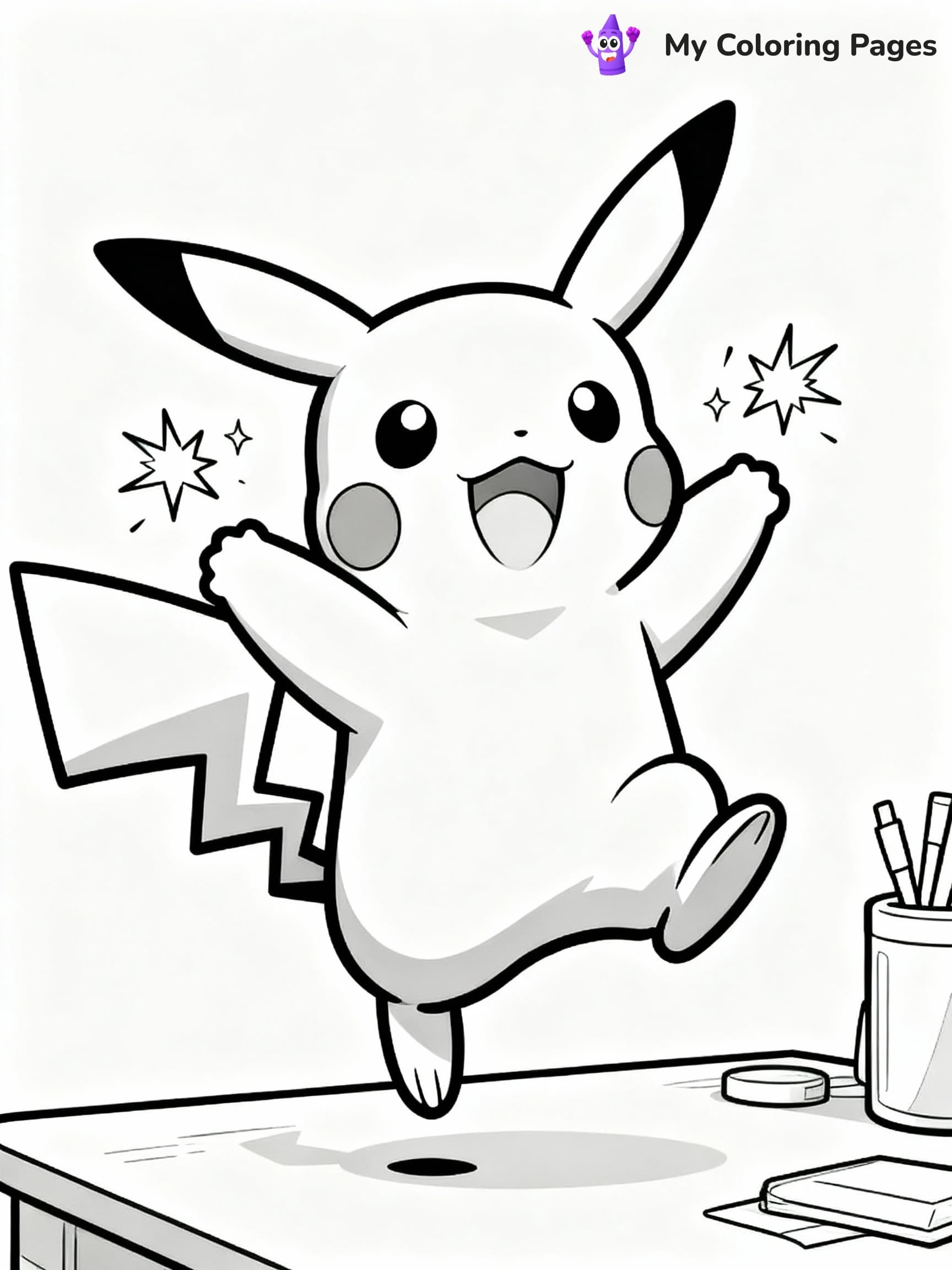 Pikachu Coloring Pages - 17