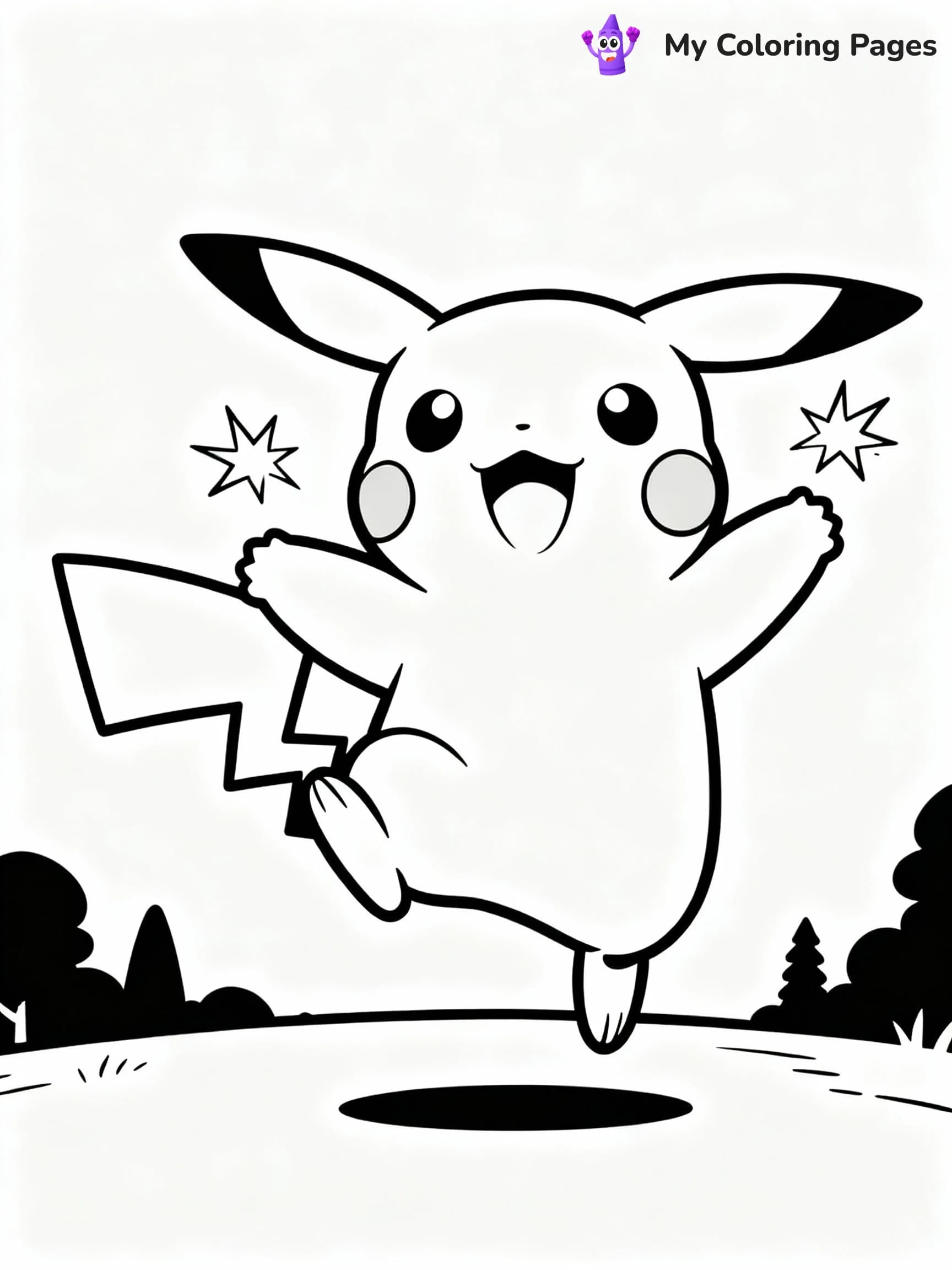 Pikachu Coloring Pages - 13