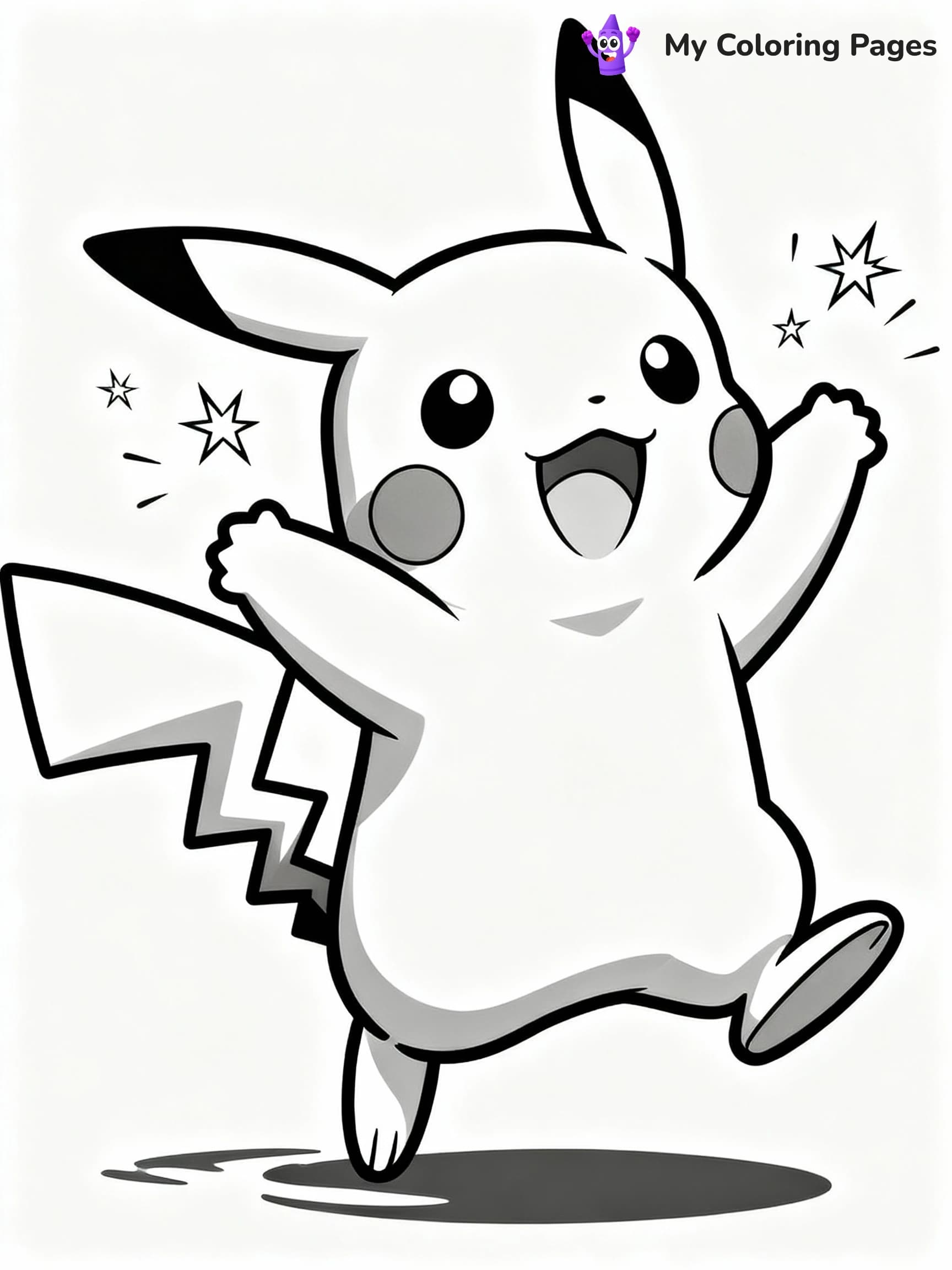 Pikachu Coloring Pages - 12