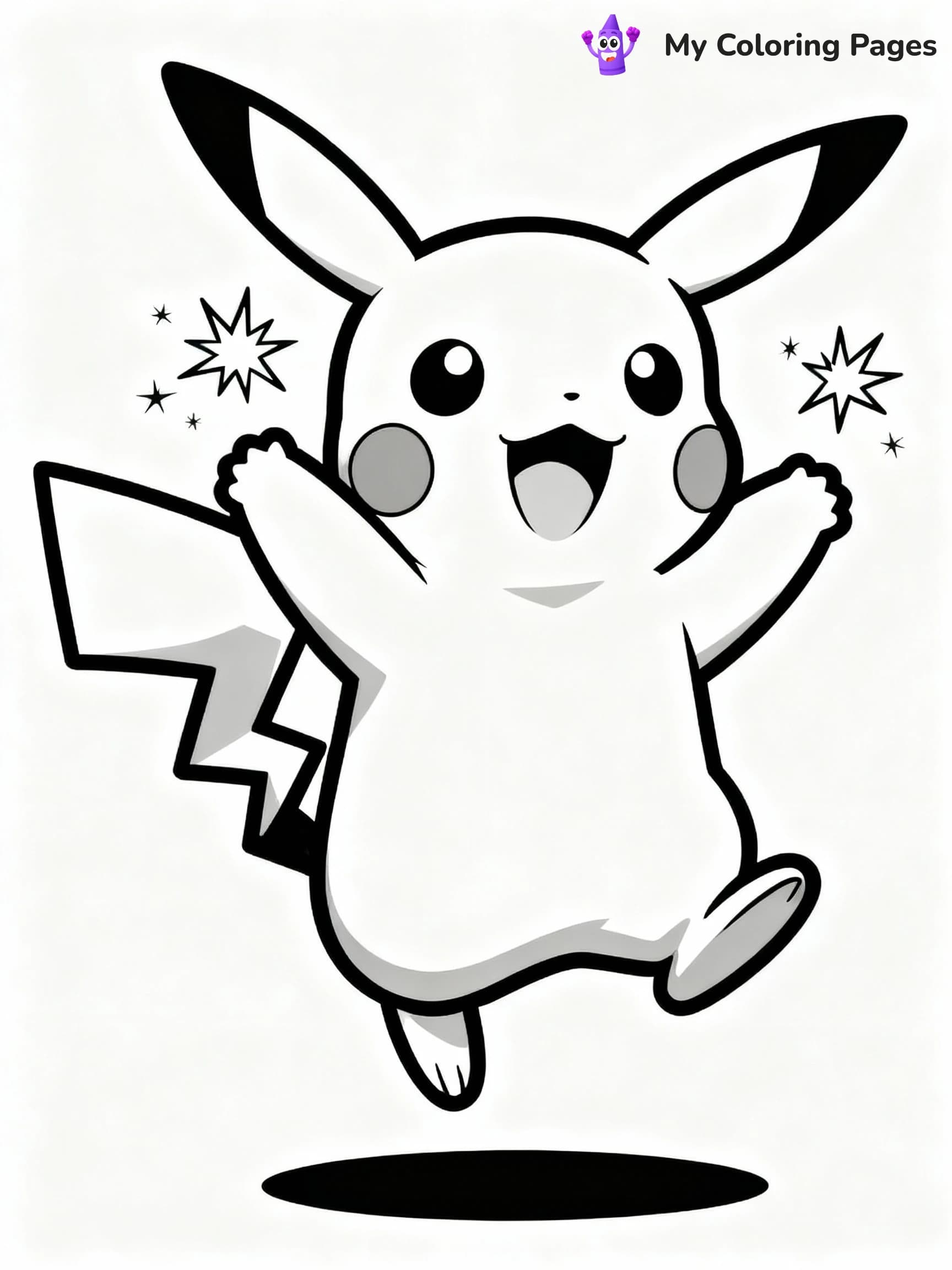Pikachu Coloring Pages - 11