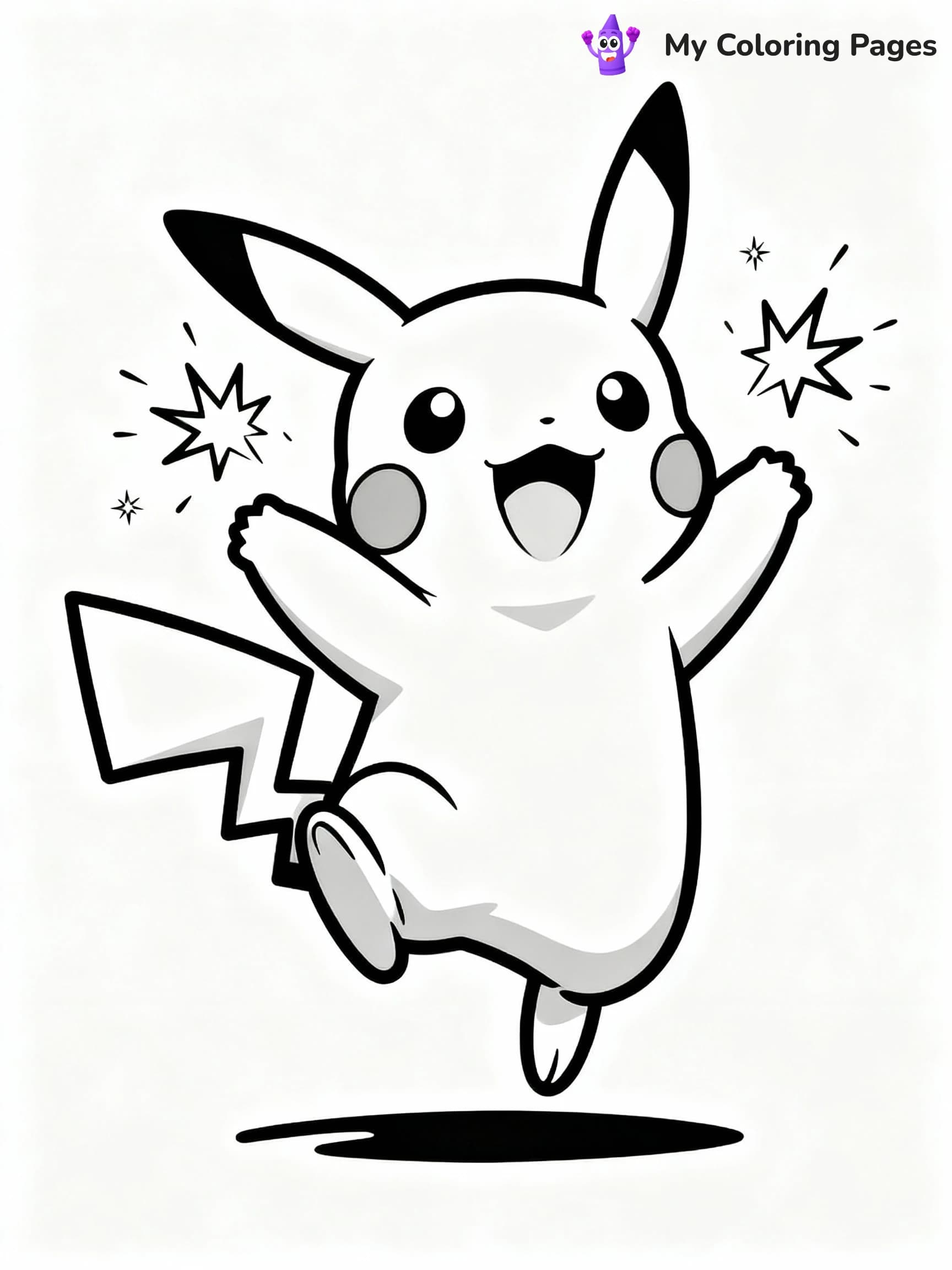 Pikachu Coloring Pages - 10