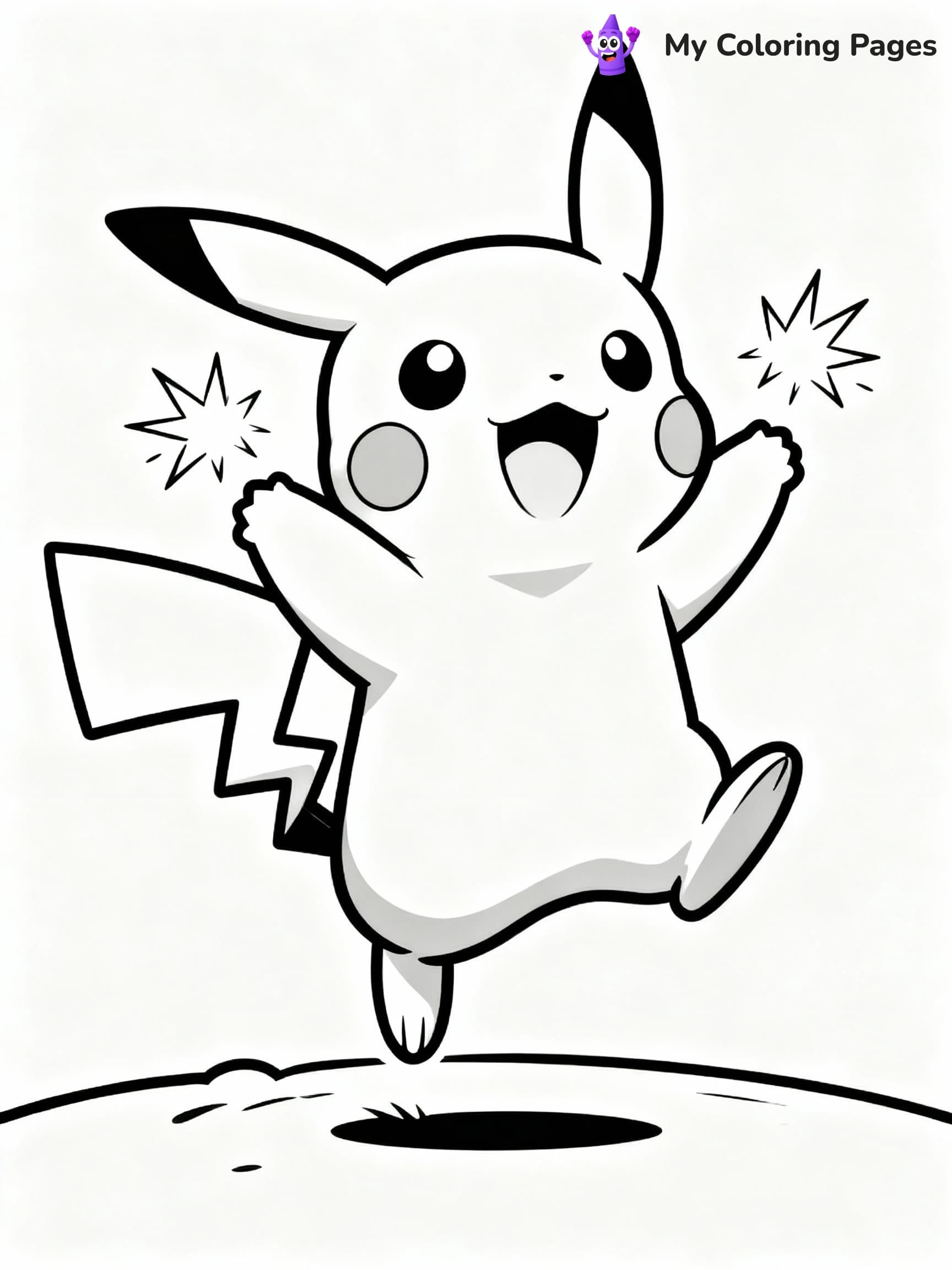 Pikachu Coloring Pages - 9