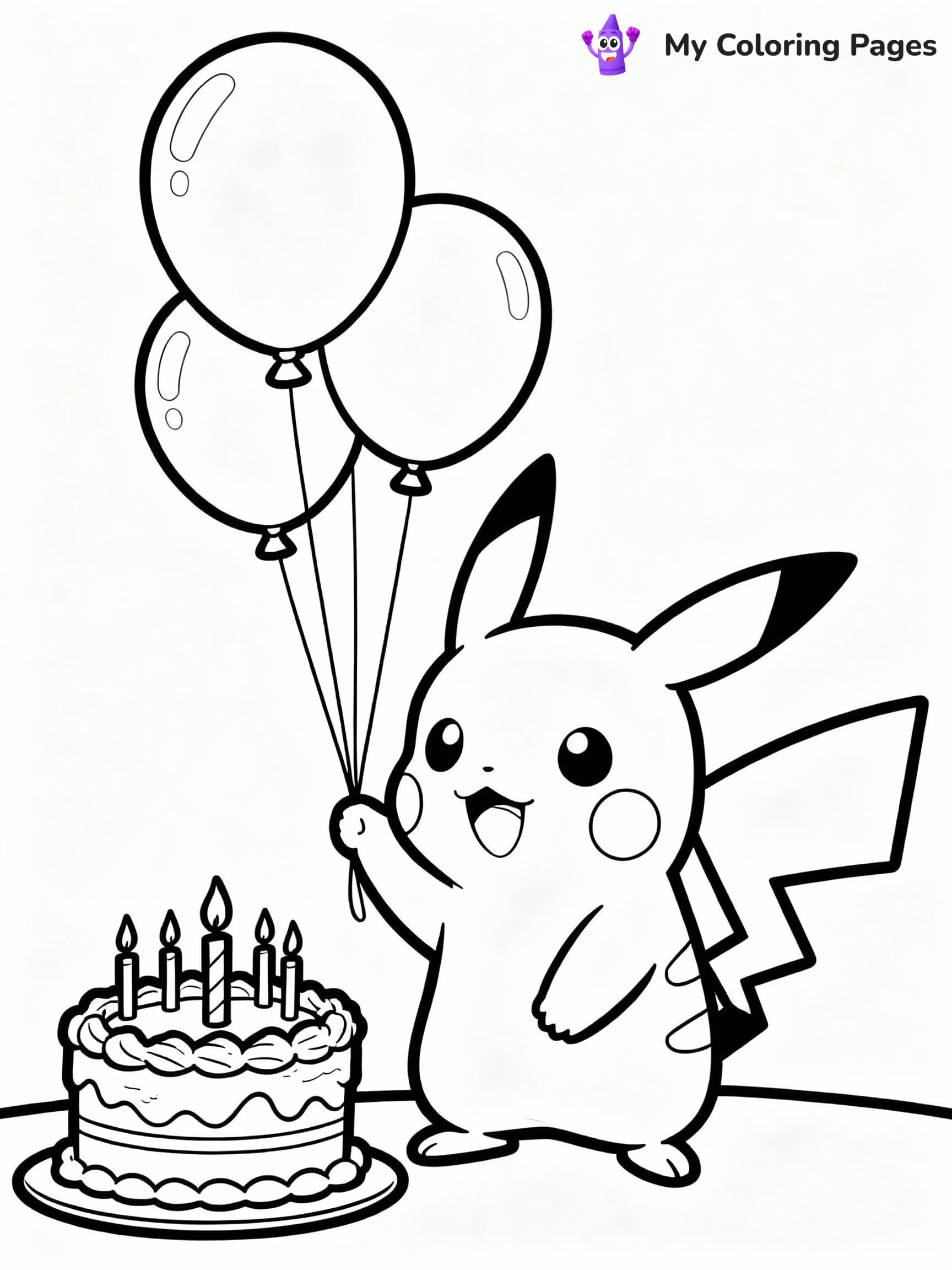 Pikachu Coloring Pages - 7