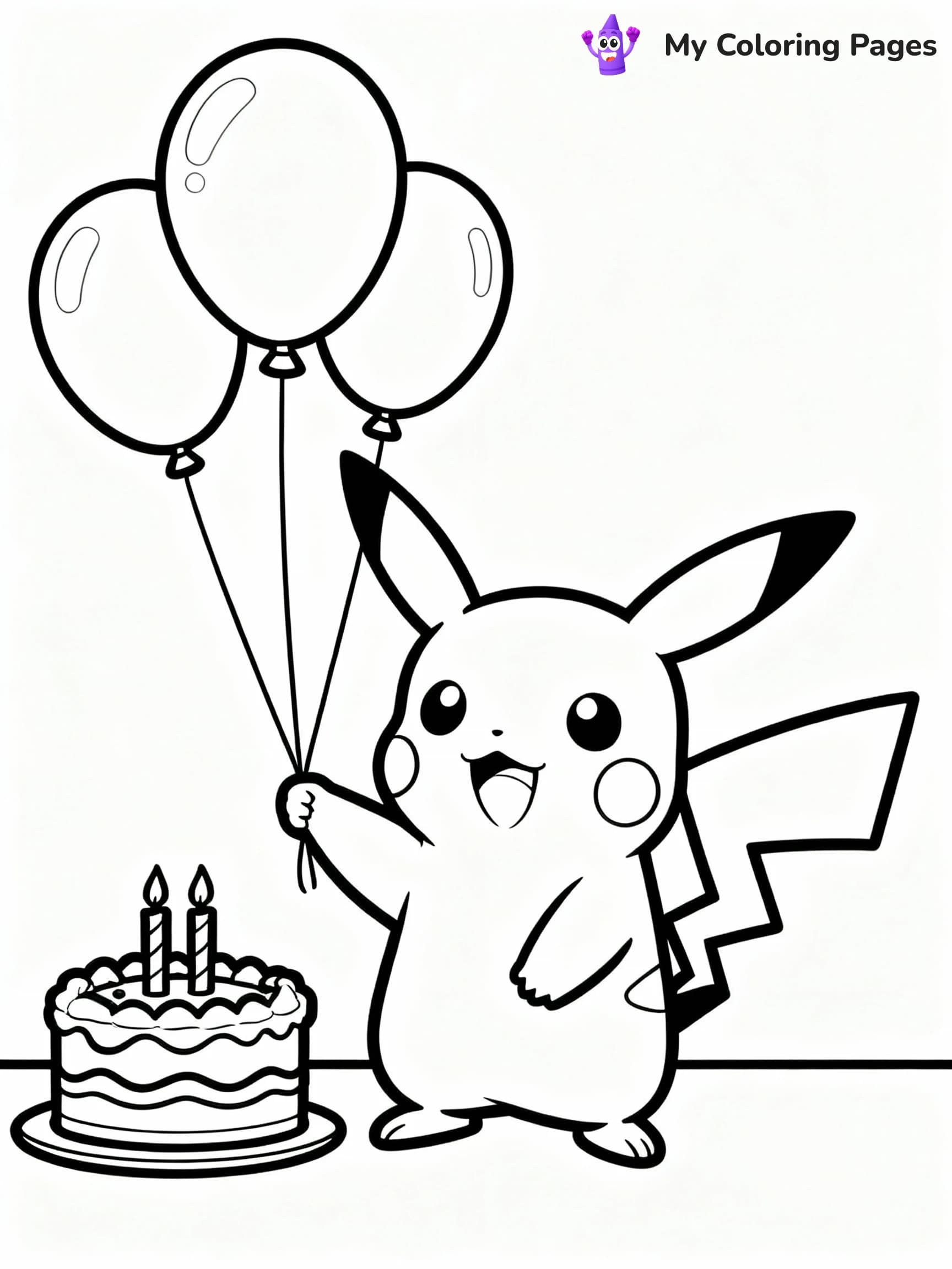 Pikachu Coloring Pages - 6