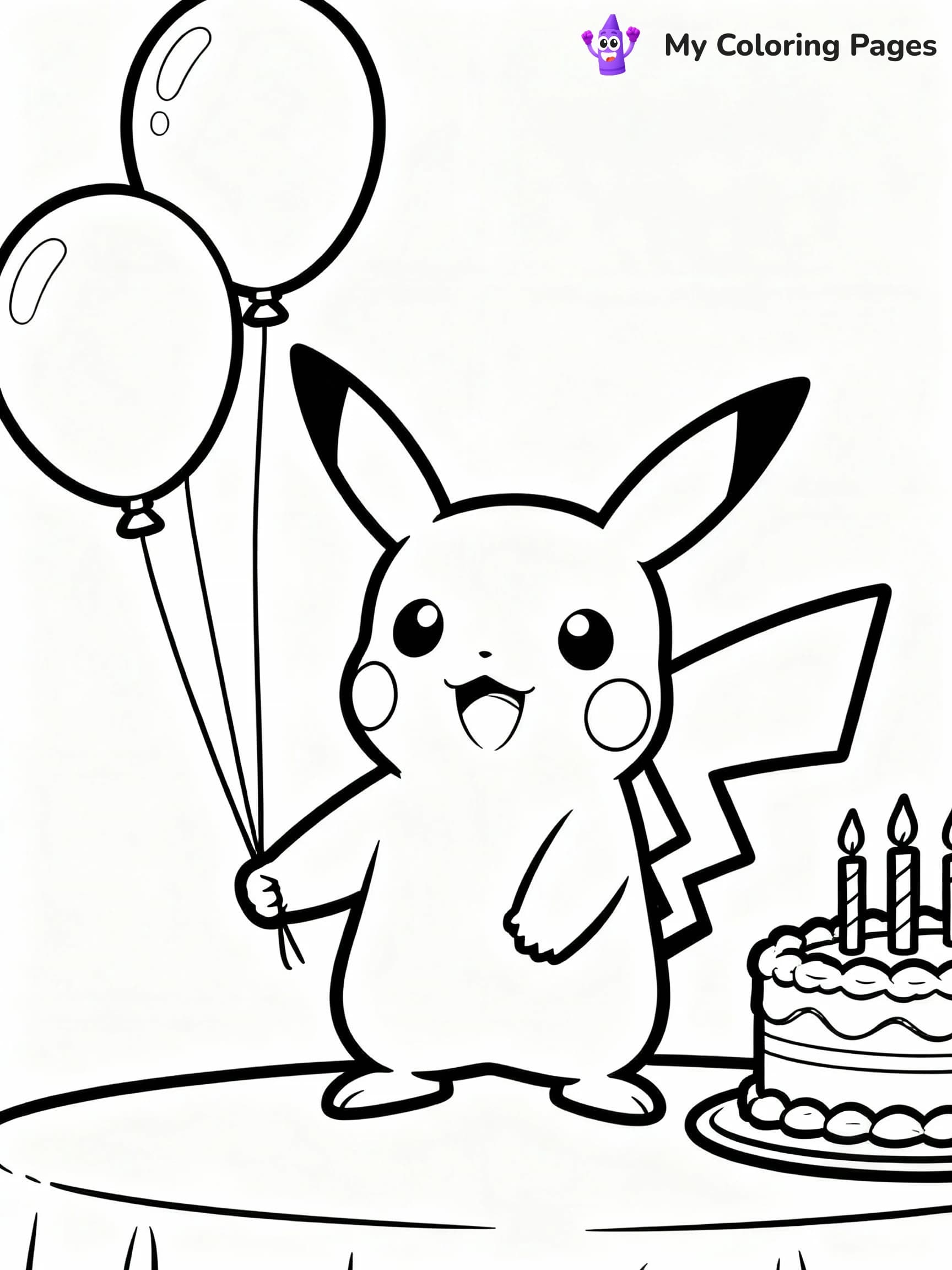 Pikachu Coloring Pages - 4