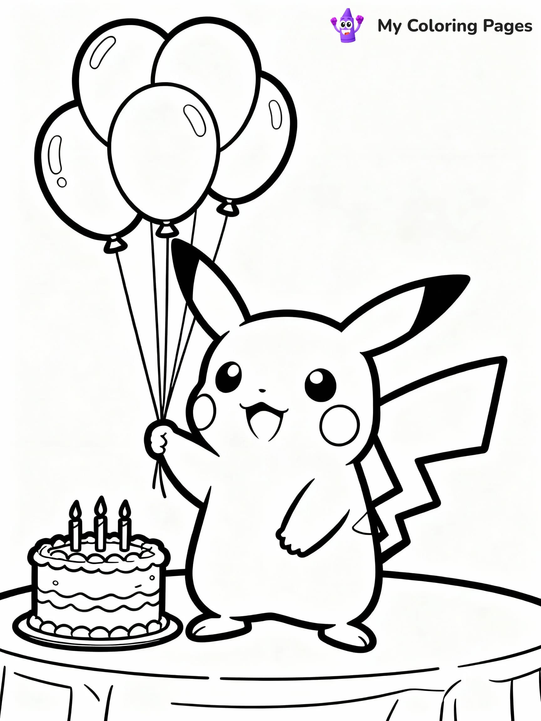 Pikachu Coloring Pages - 2