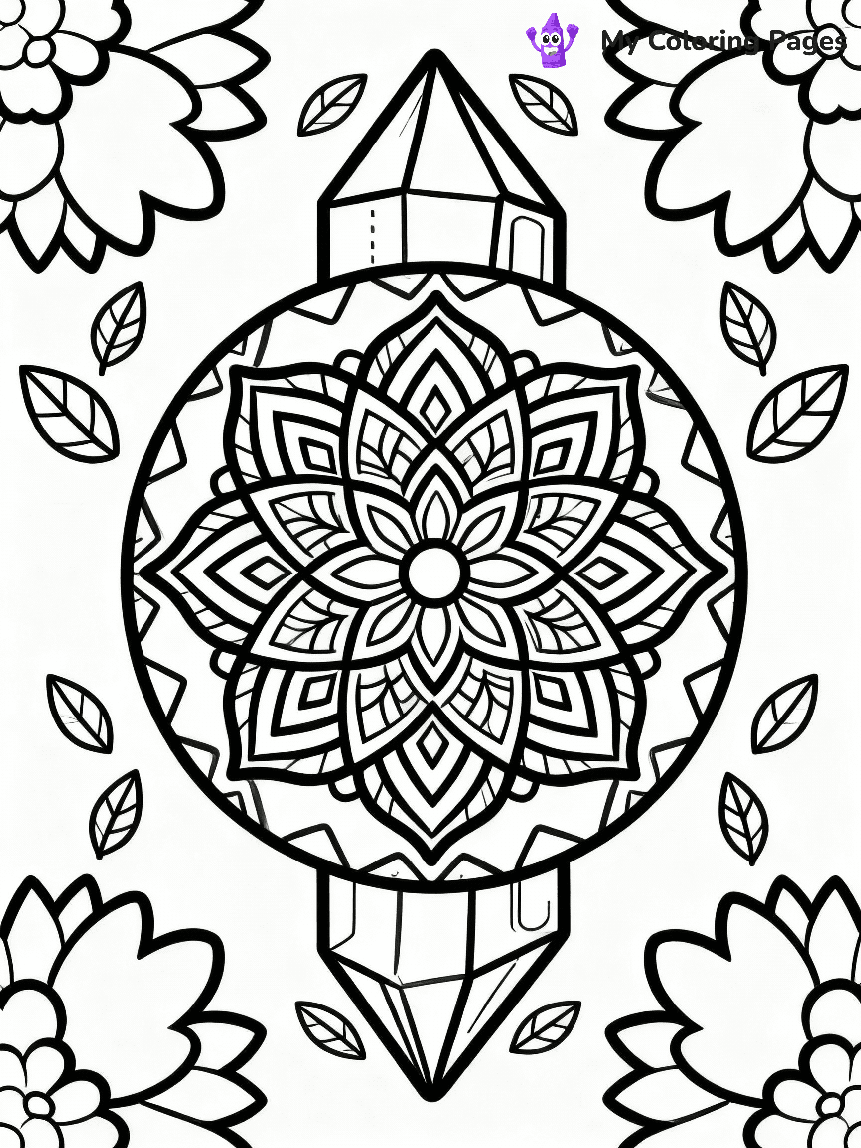 Crystal Coloring Pages - 19