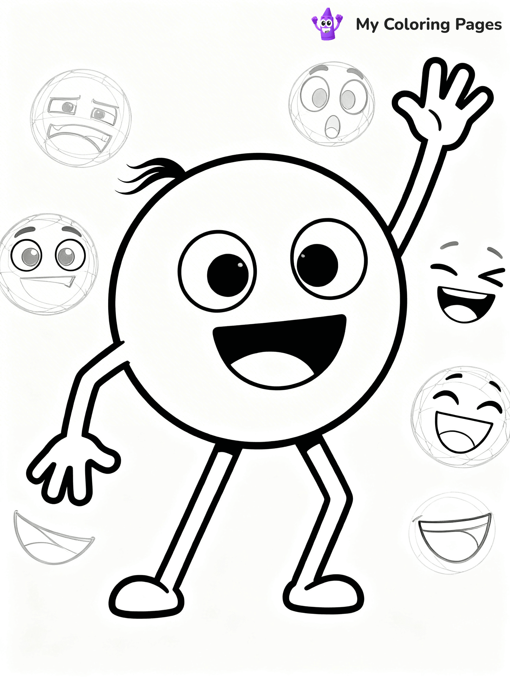 Emoji Movie Coloring Pages - 13