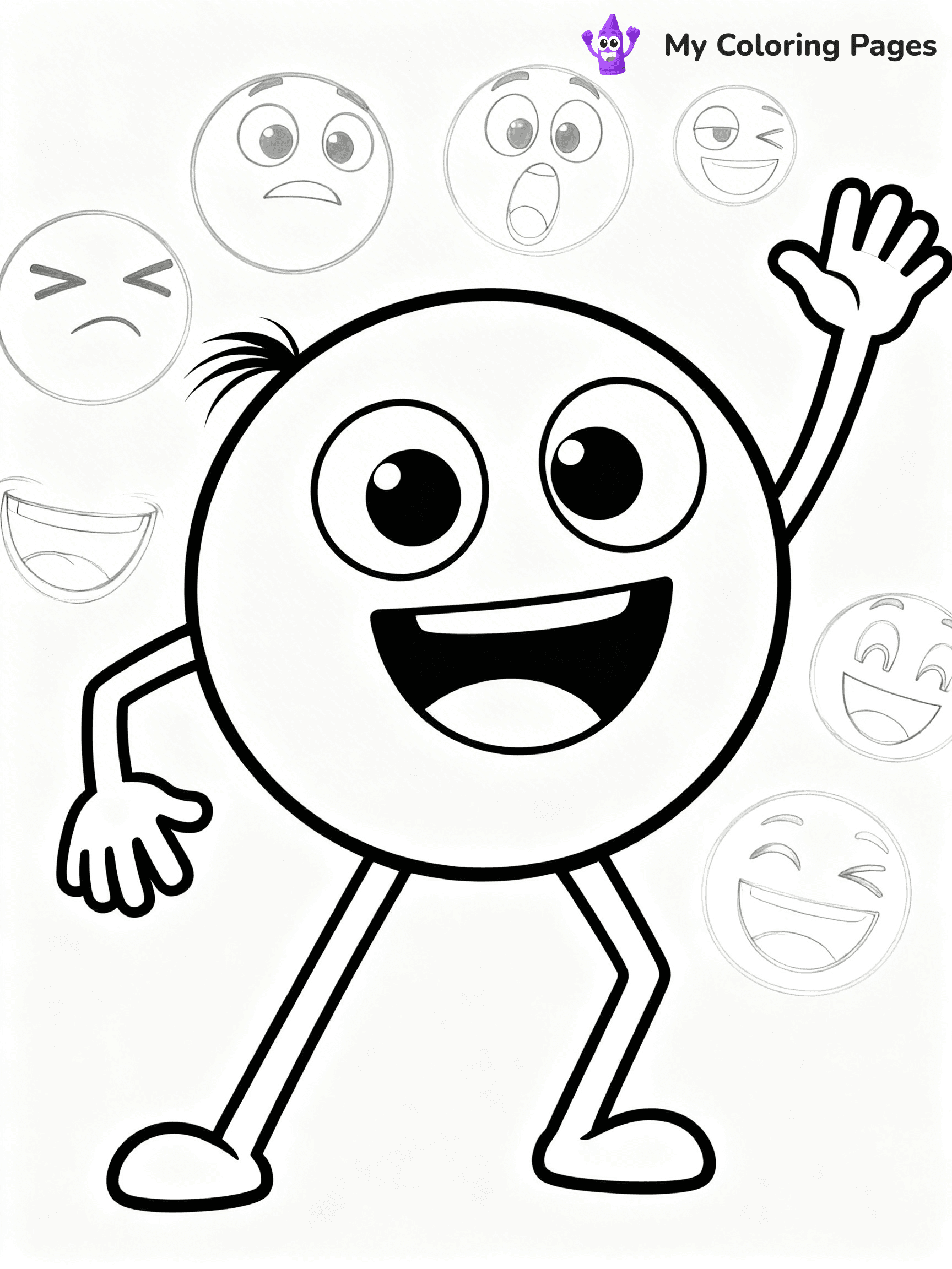 Emoji Movie Coloring Pages - 12