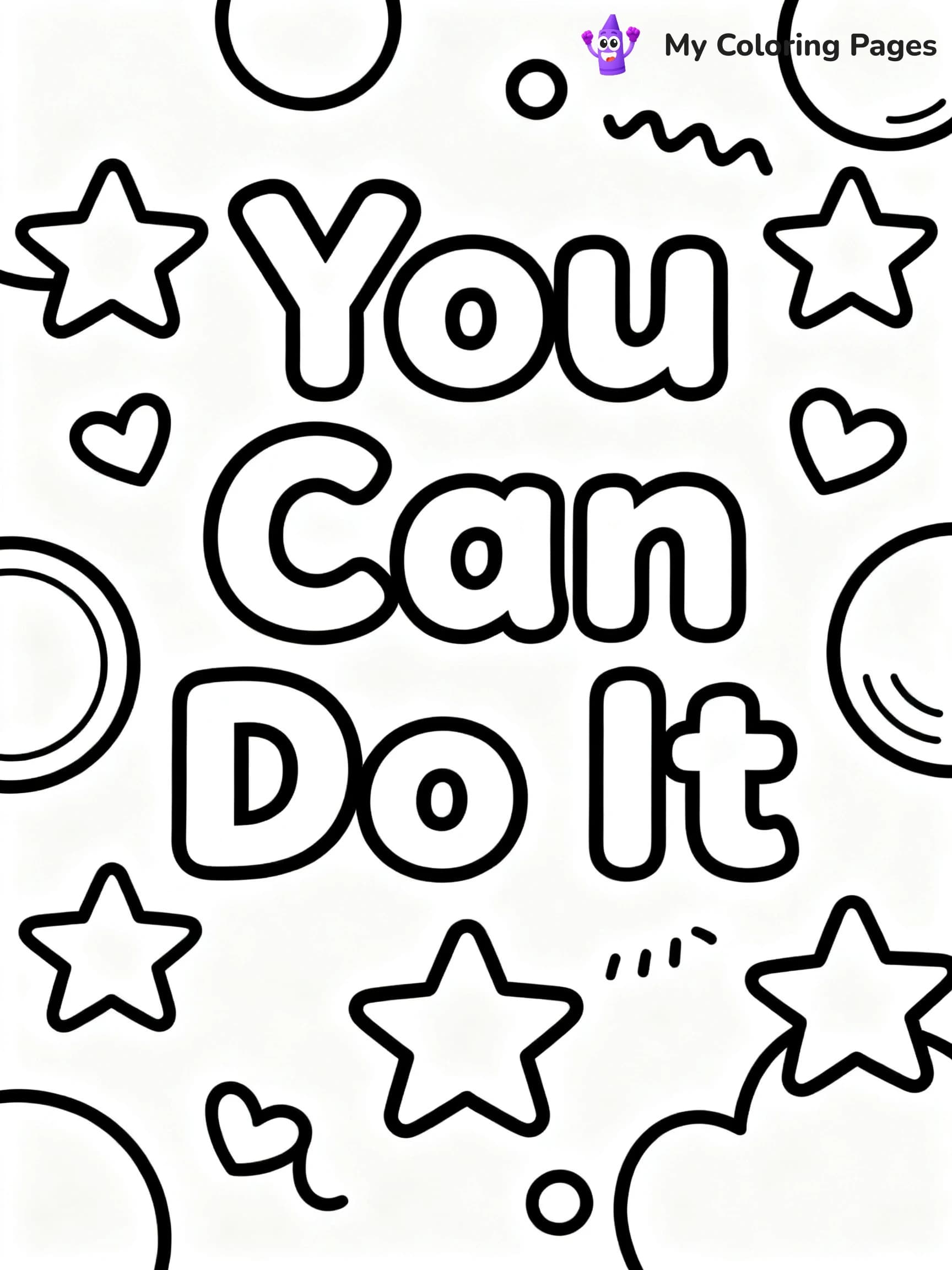 Motivational Coloring Pages For Kids - 24