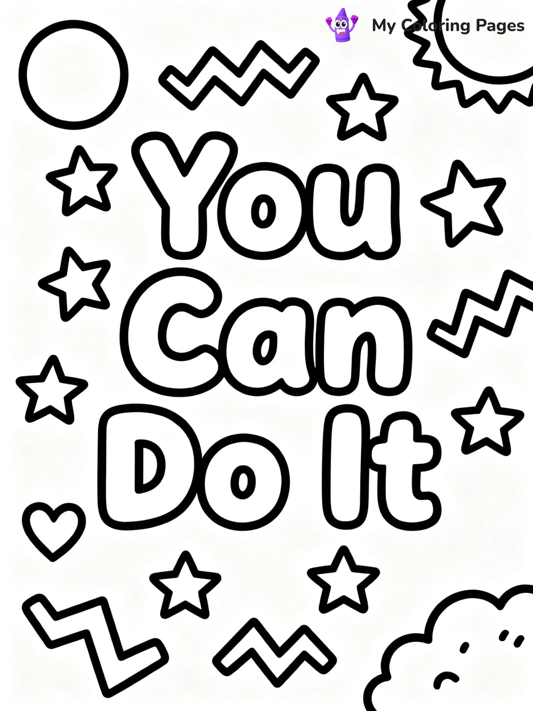 Motivational Coloring Pages For Kids - 23