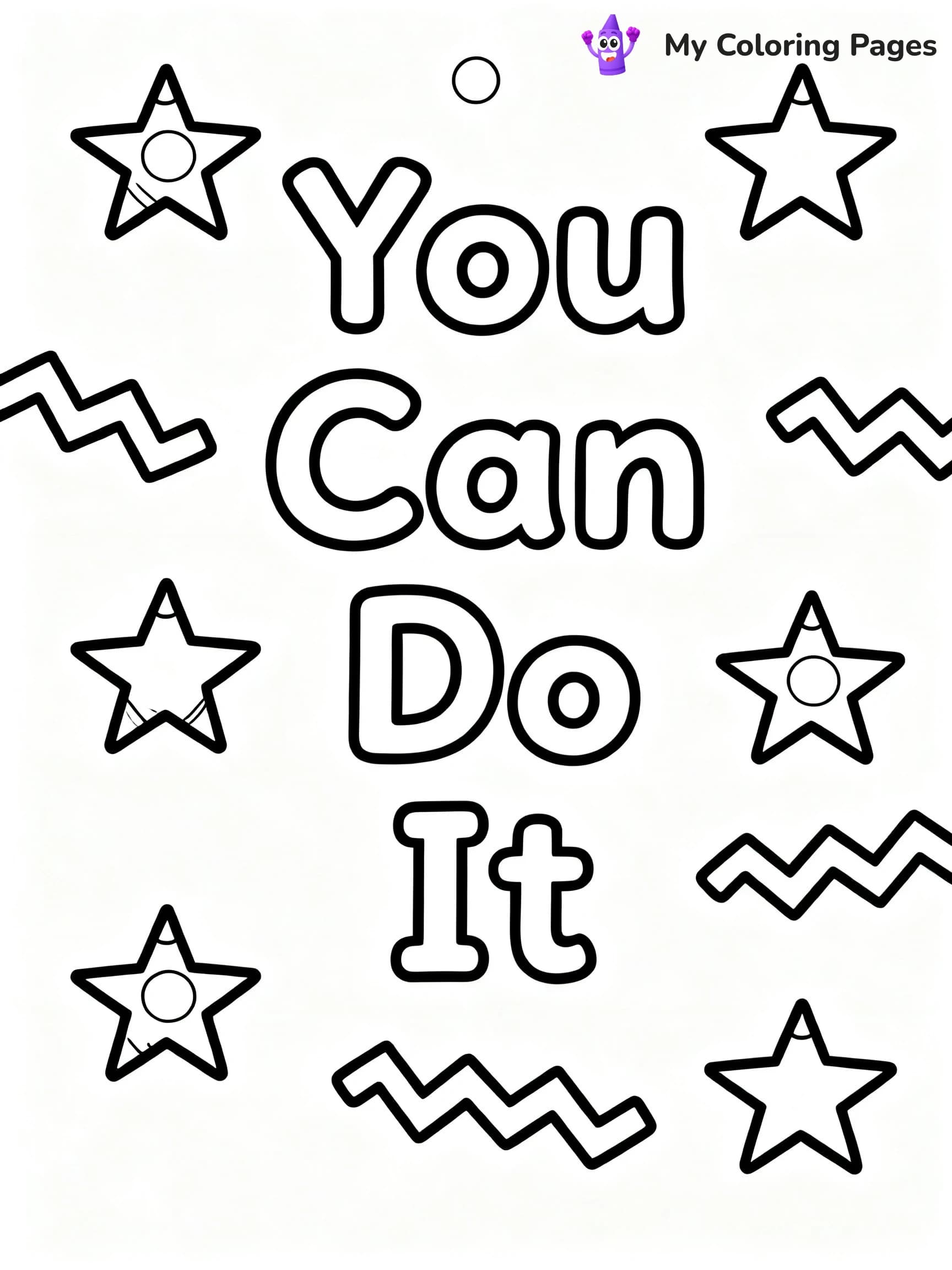 Motivational Coloring Pages For Kids - 22