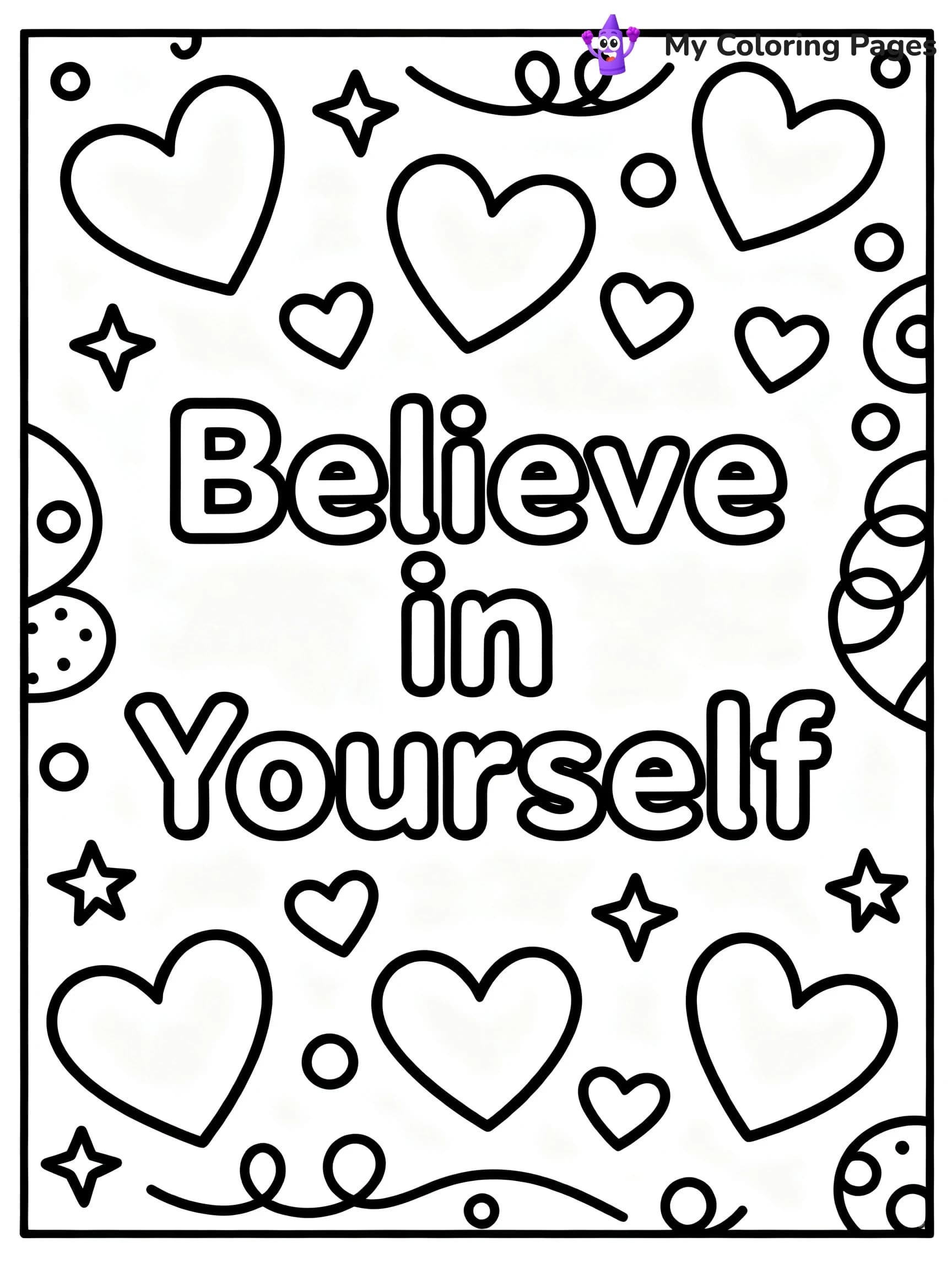 Motivational Coloring Pages For Kids - 11