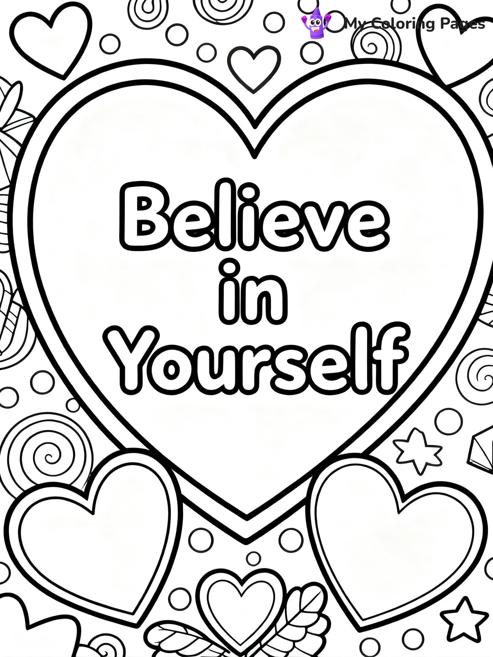 Motivational Coloring Pages For Kids - 10