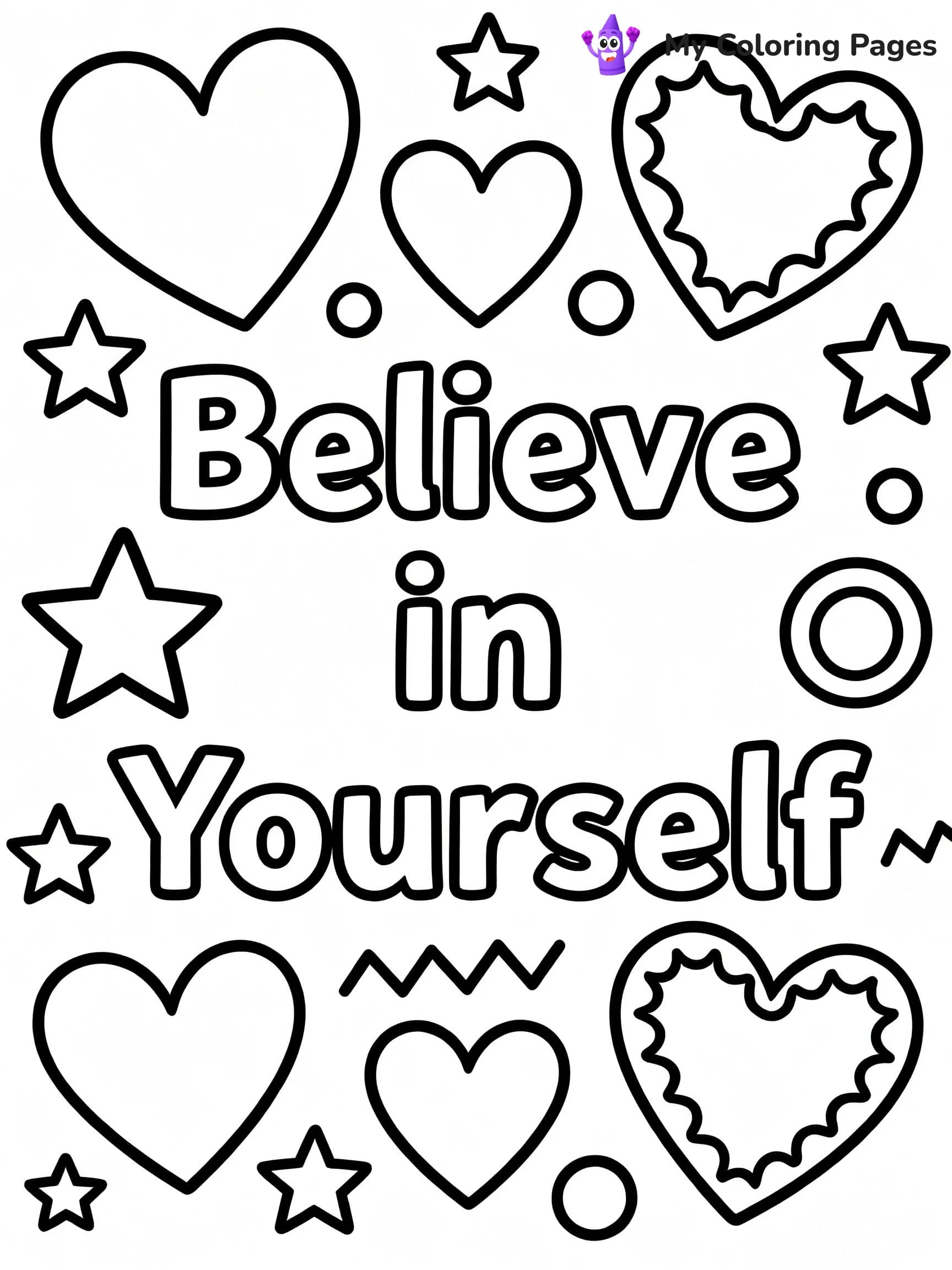 Motivational Coloring Pages For Kids - 9