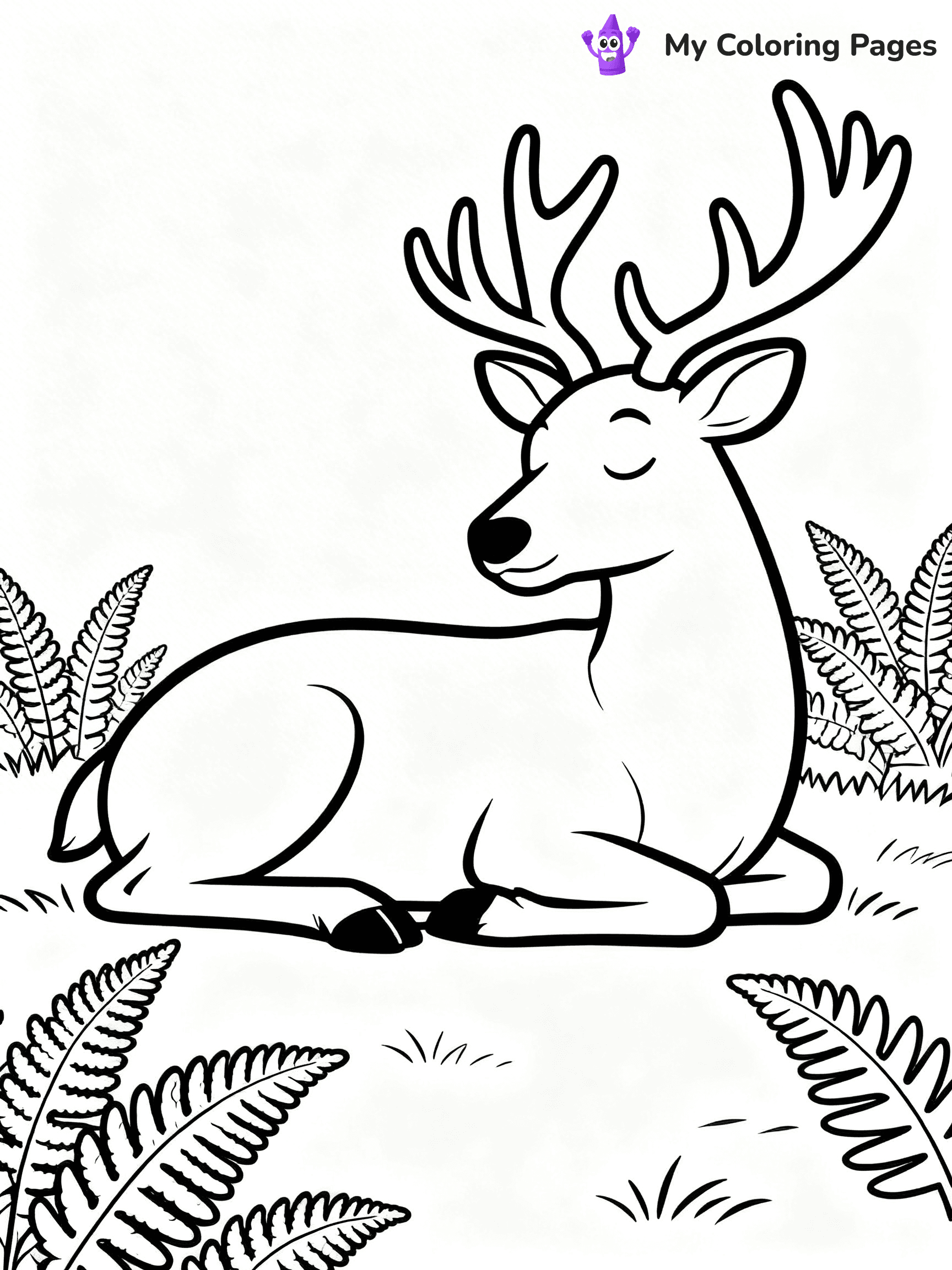 Elk Coloring Pages - 16