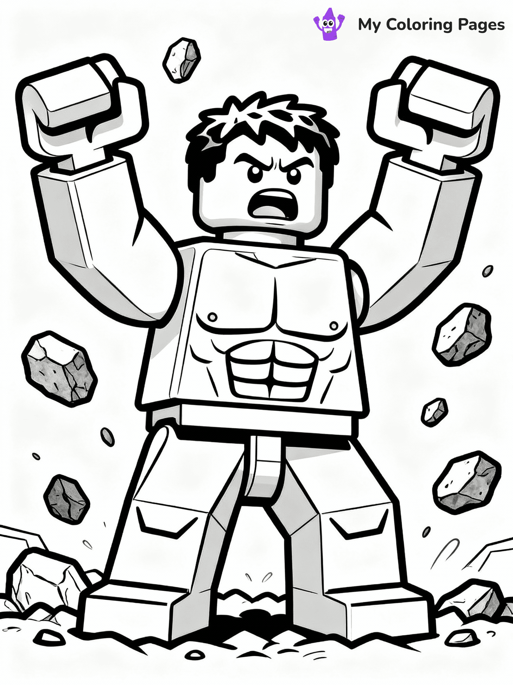 Lego Avengers Coloring Pages - 23