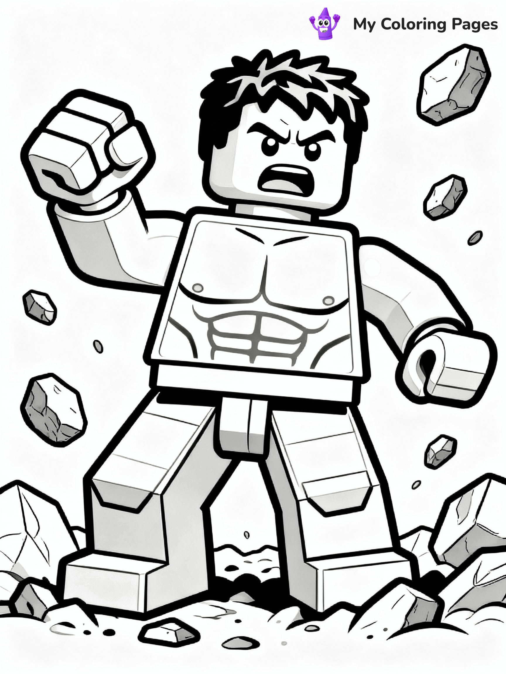 Lego Avengers Coloring Pages - 19
