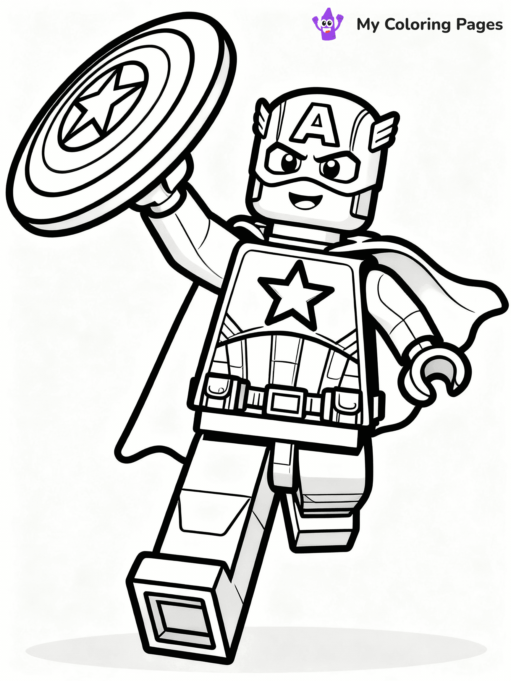 Lego Avengers Coloring Pages - 6
