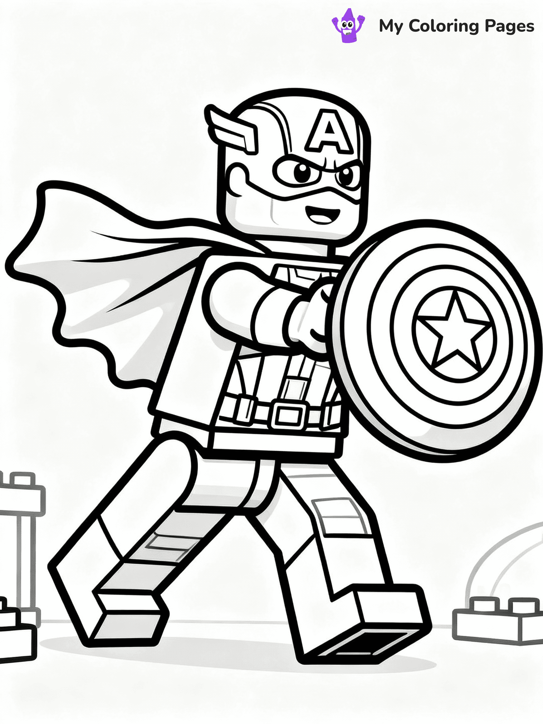 Lego Avengers Coloring Pages - 5