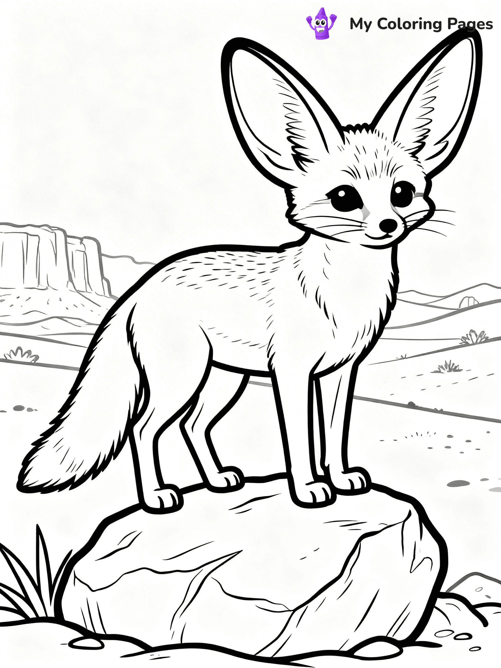 Fennec Fox Coloring Pages - 8