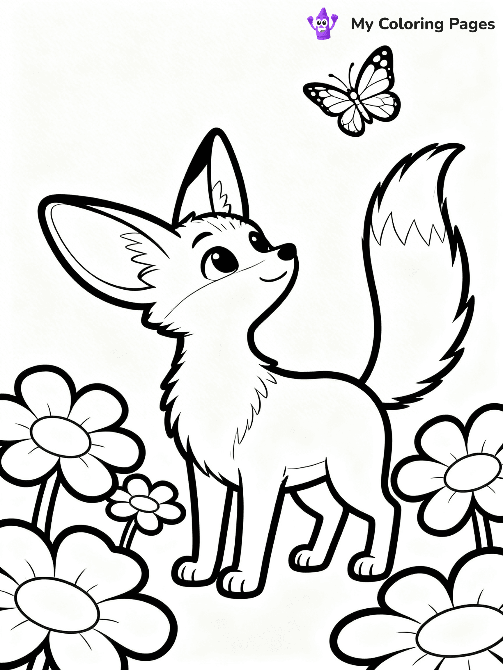 Fennec Fox Coloring Pages - 5