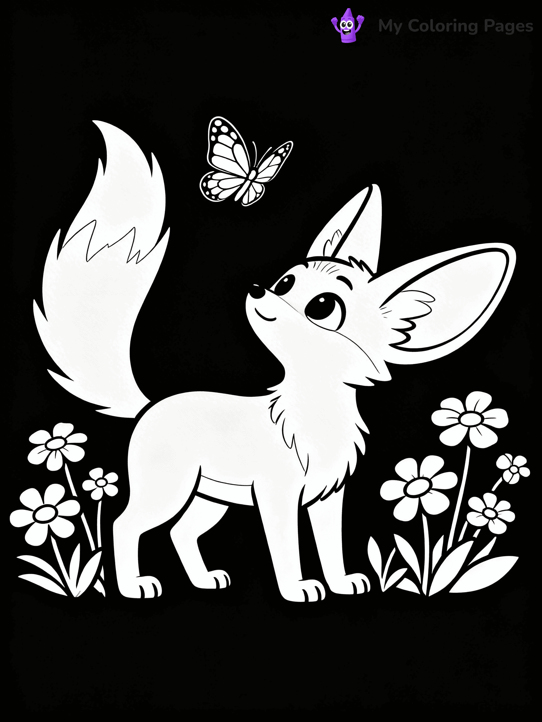 Fennec Fox Coloring Pages - 4